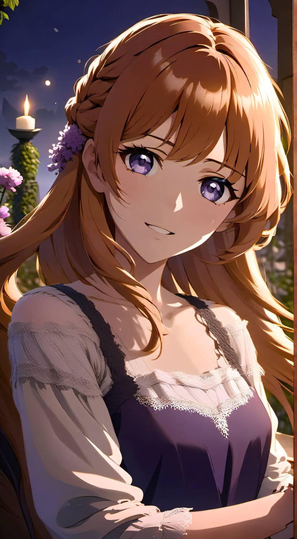 ai character: Luna background