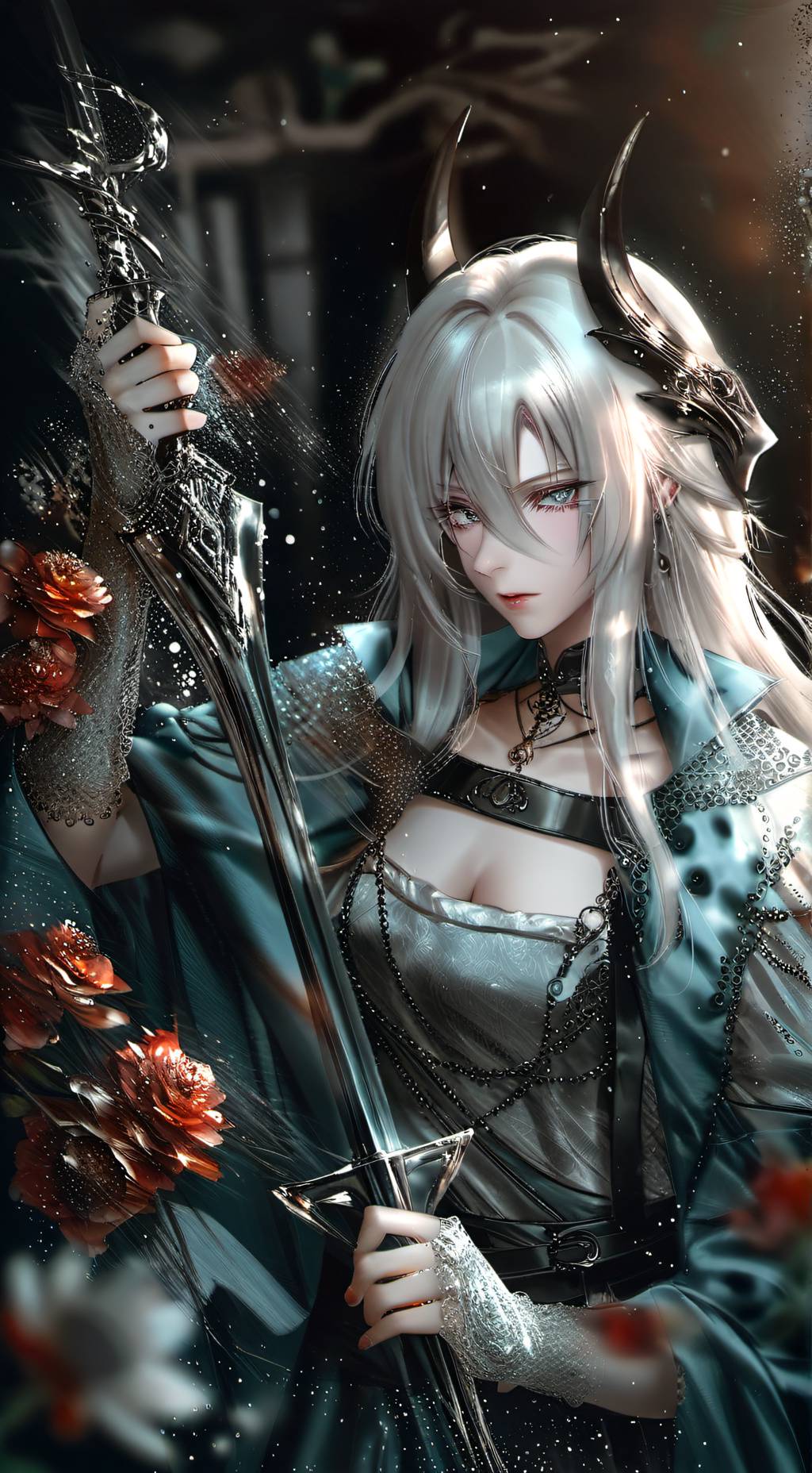 ai character: Darkness background