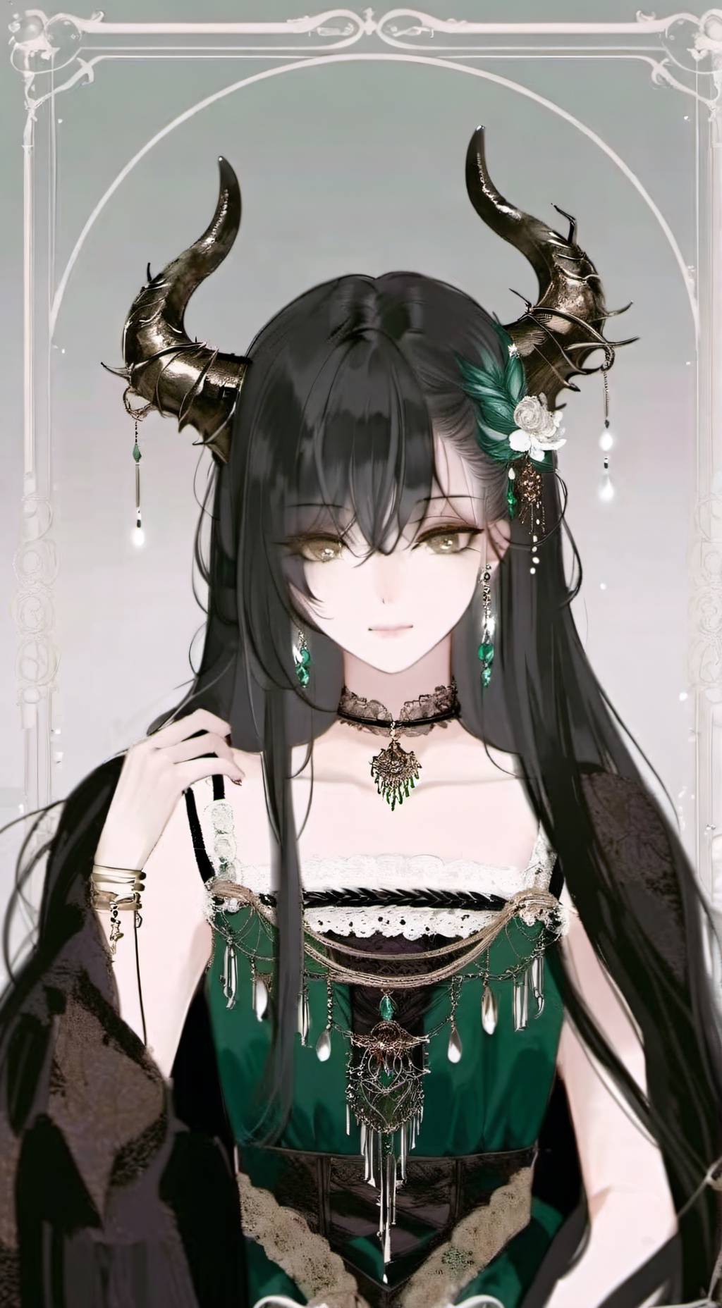 ai character: Jade background
