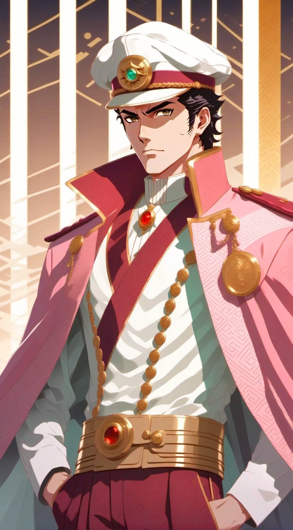 ai character: Jotaro(Squid Game) background