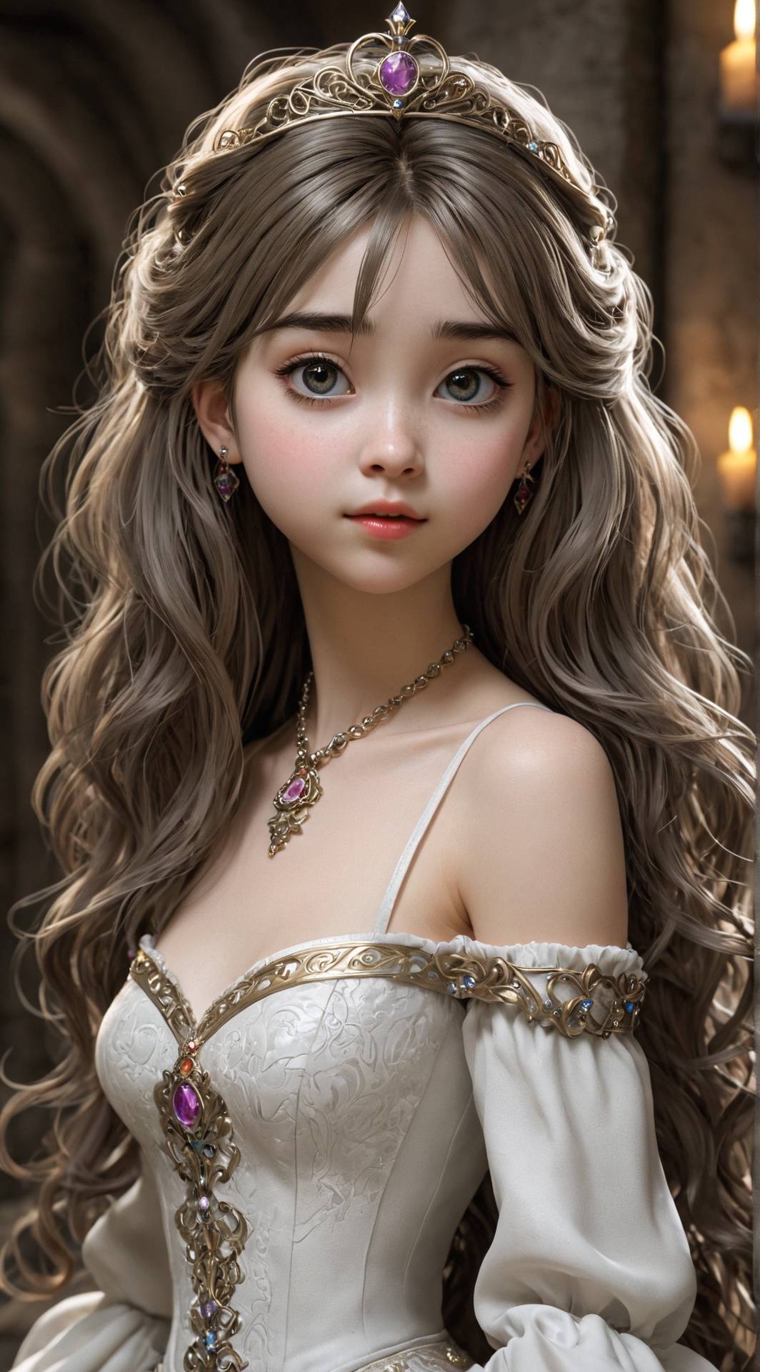 ai character: Princess Mina background