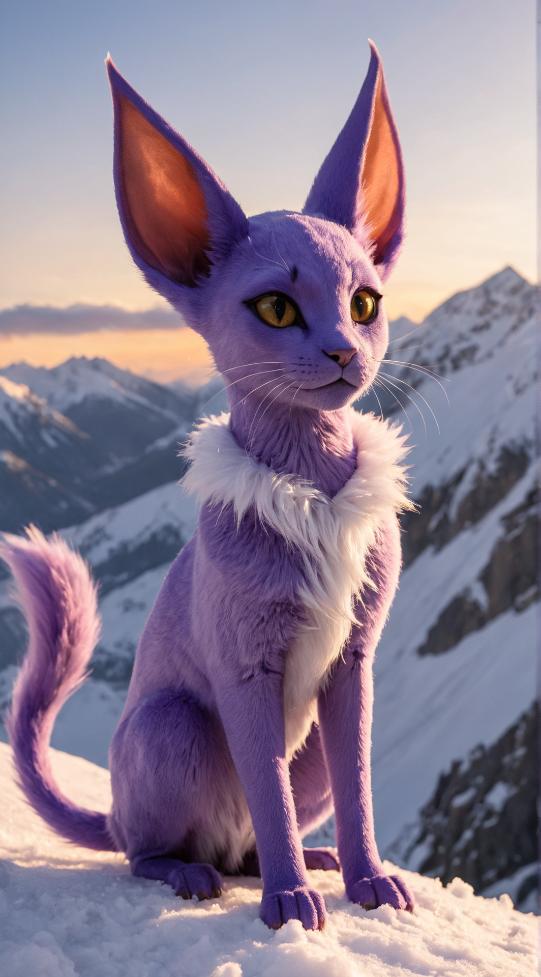 ai character: Espeon  background