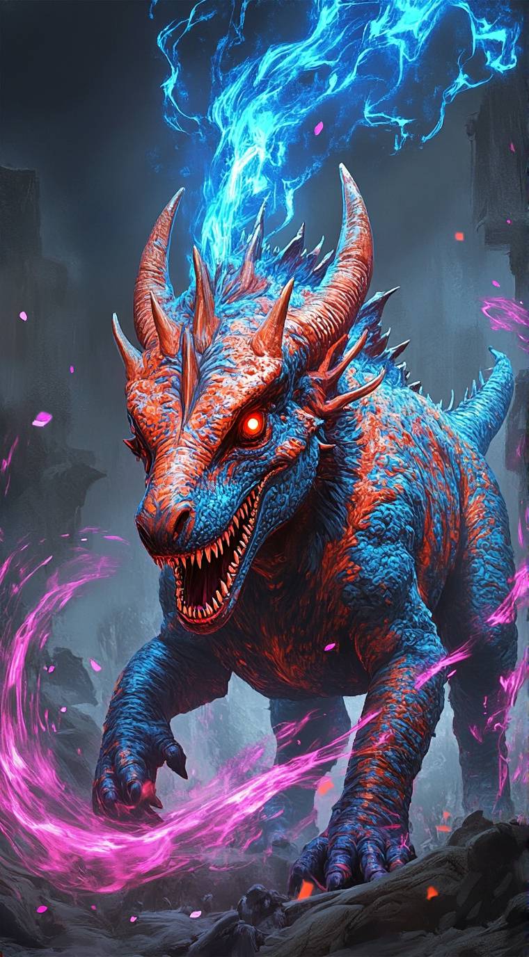 ai character: CORALHORN background