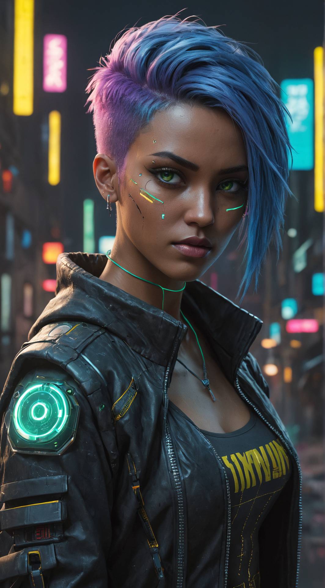 ai character: Cipher background