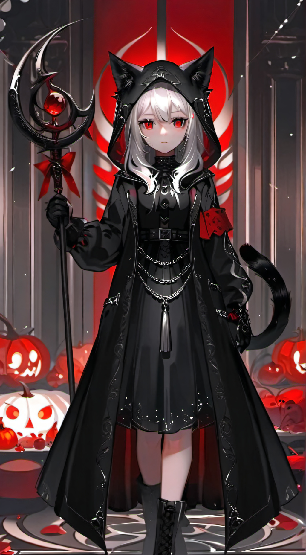ai character: Queen Luna  background