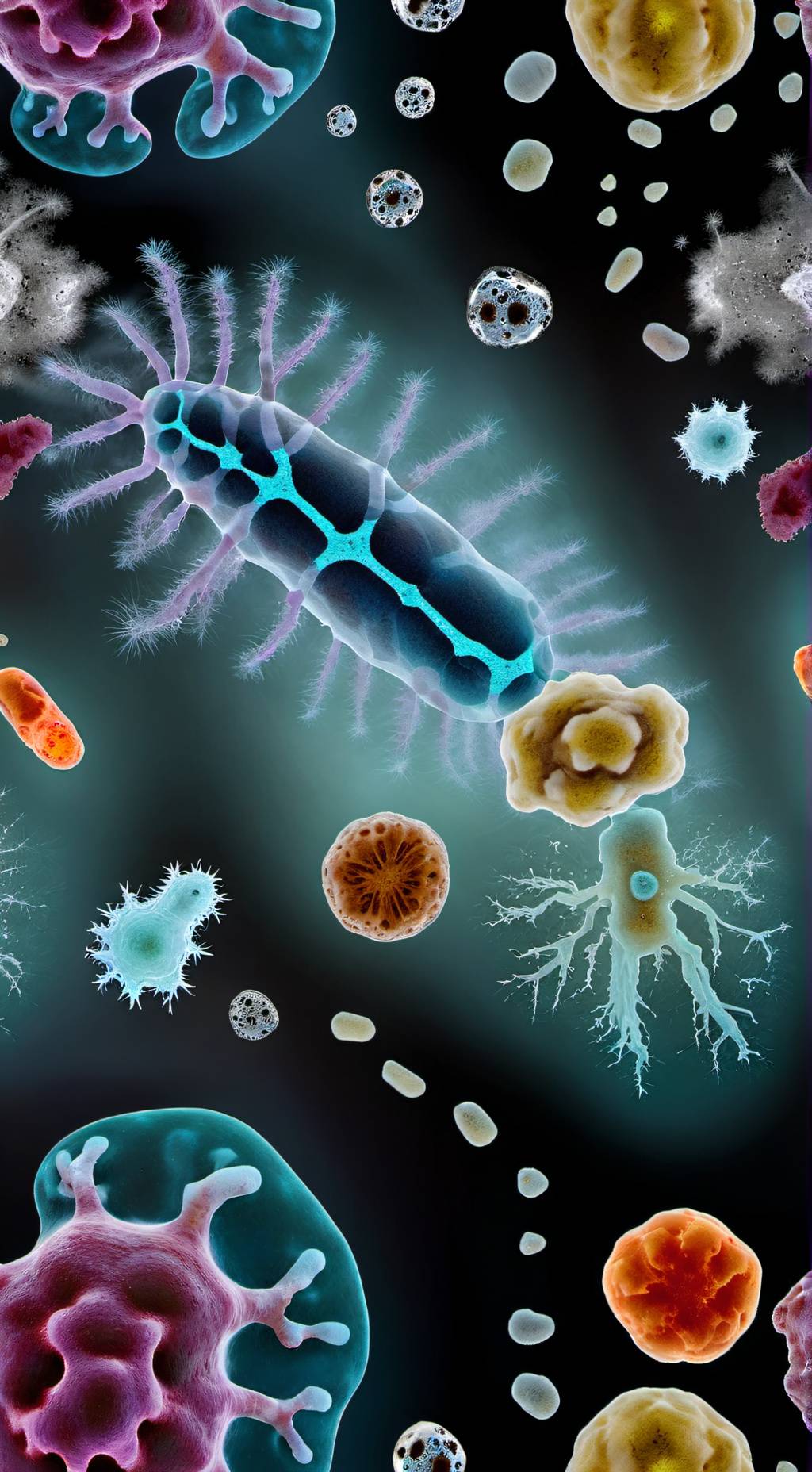 ai character: Evolvey McBioLife background