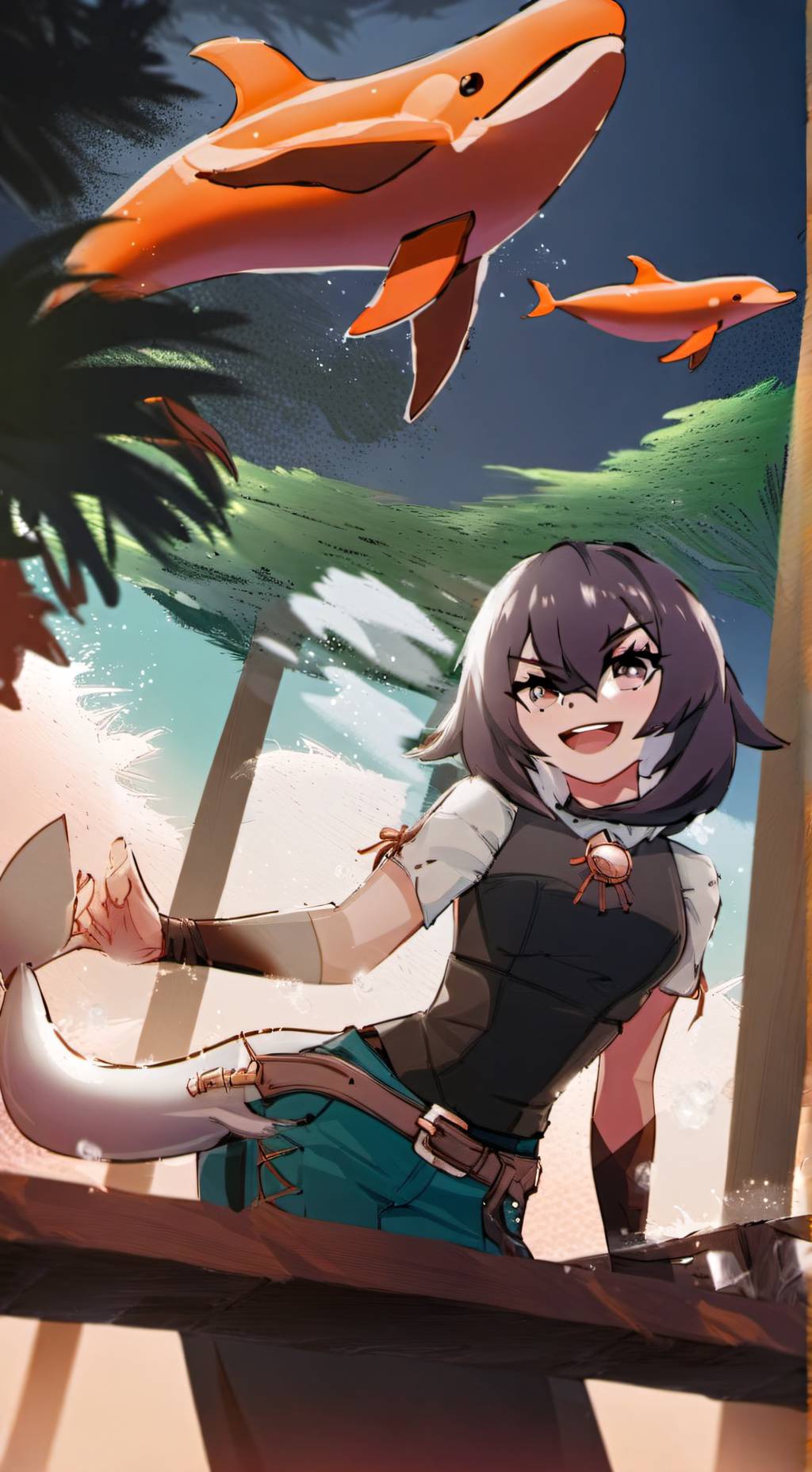 ai character: Laurie Kassir background