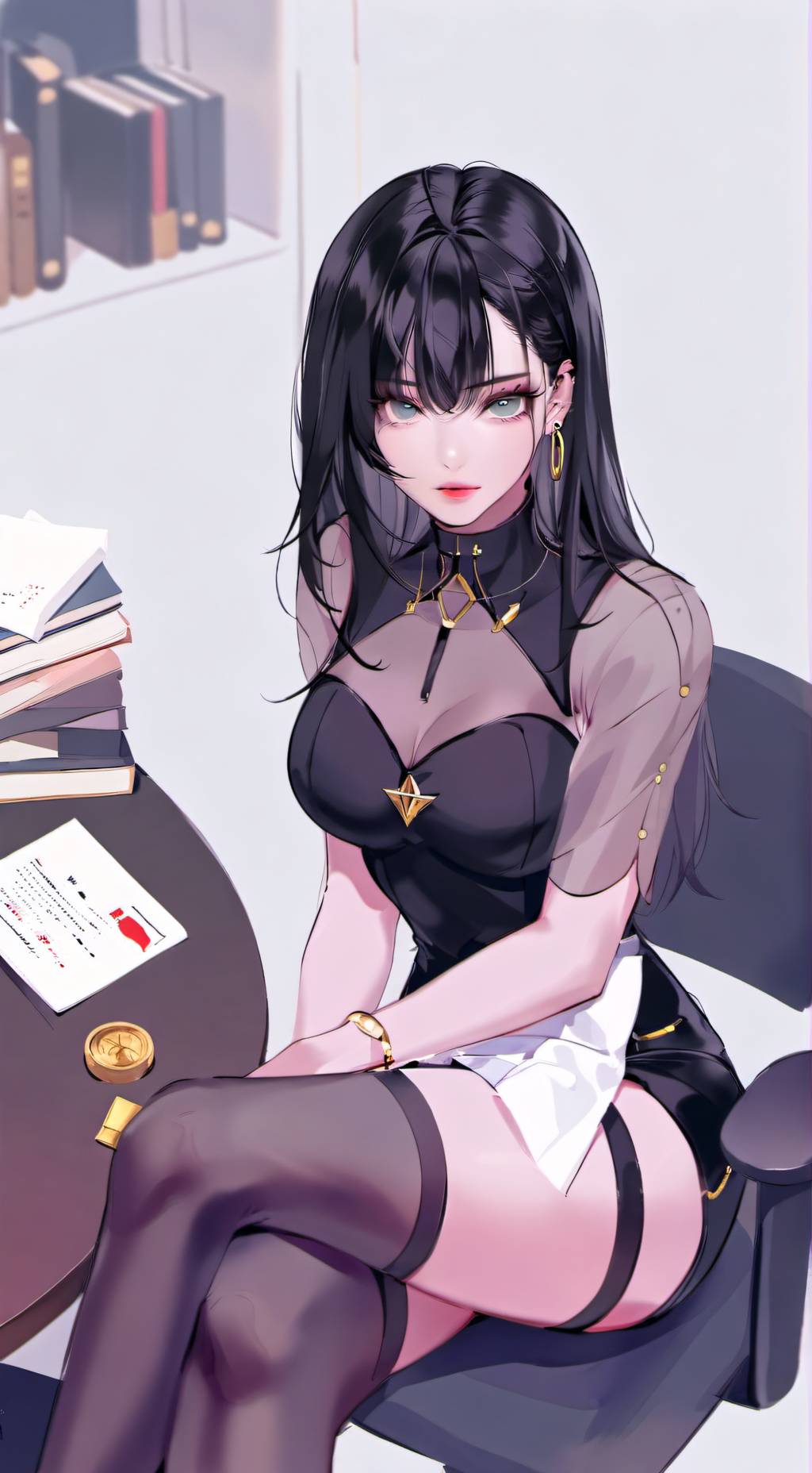 ai character: 蔡语柔 background