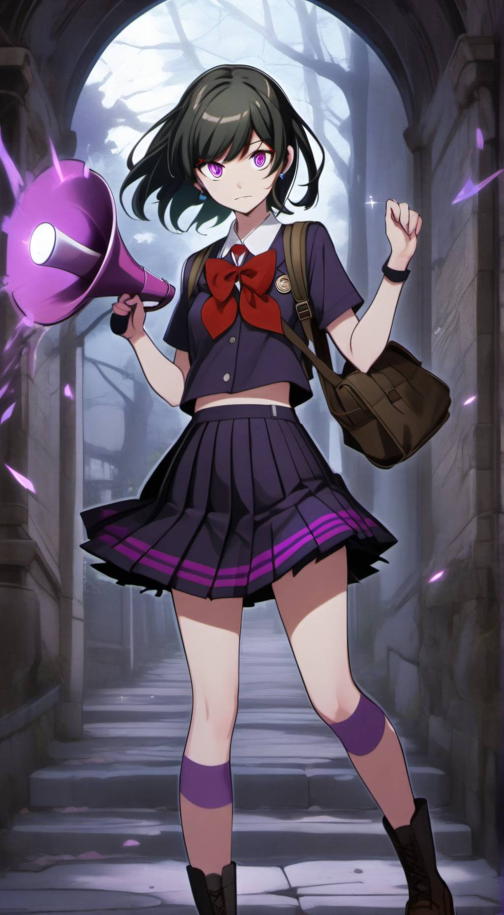 ai character: Naegi Komaru background