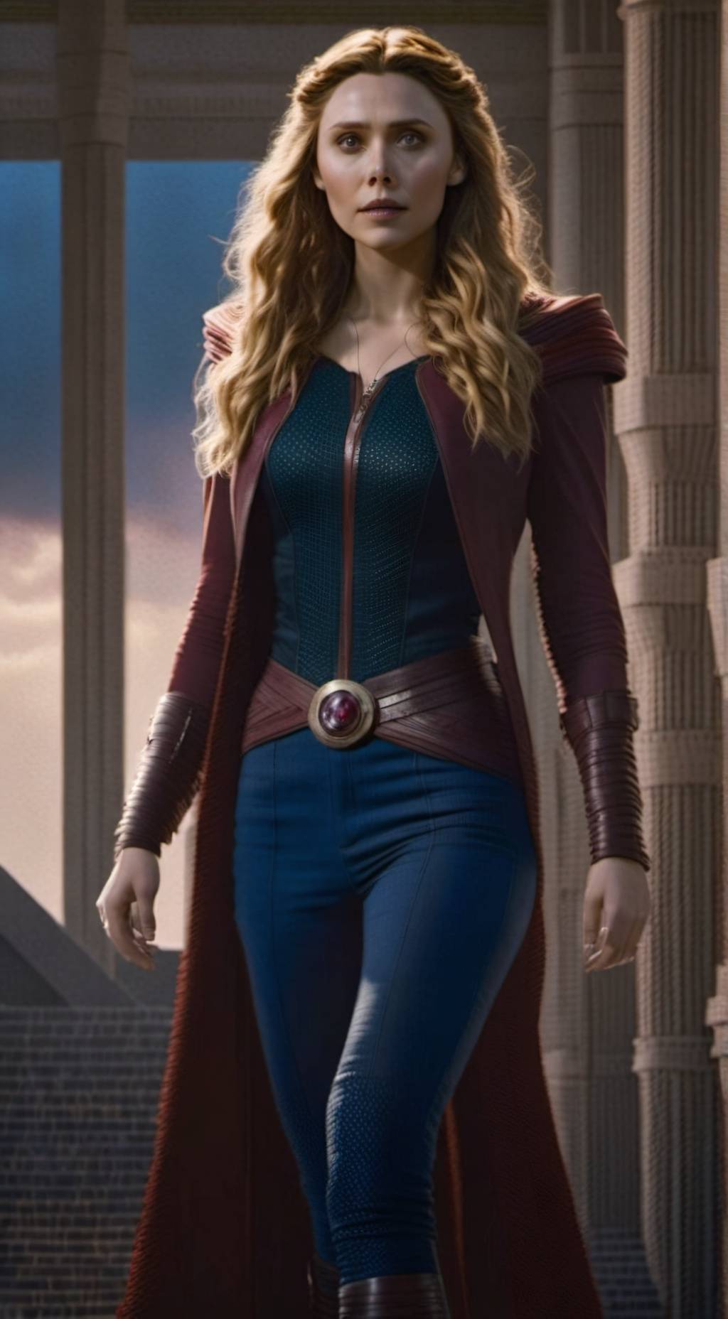 ai character: Wanda Maximoff  background