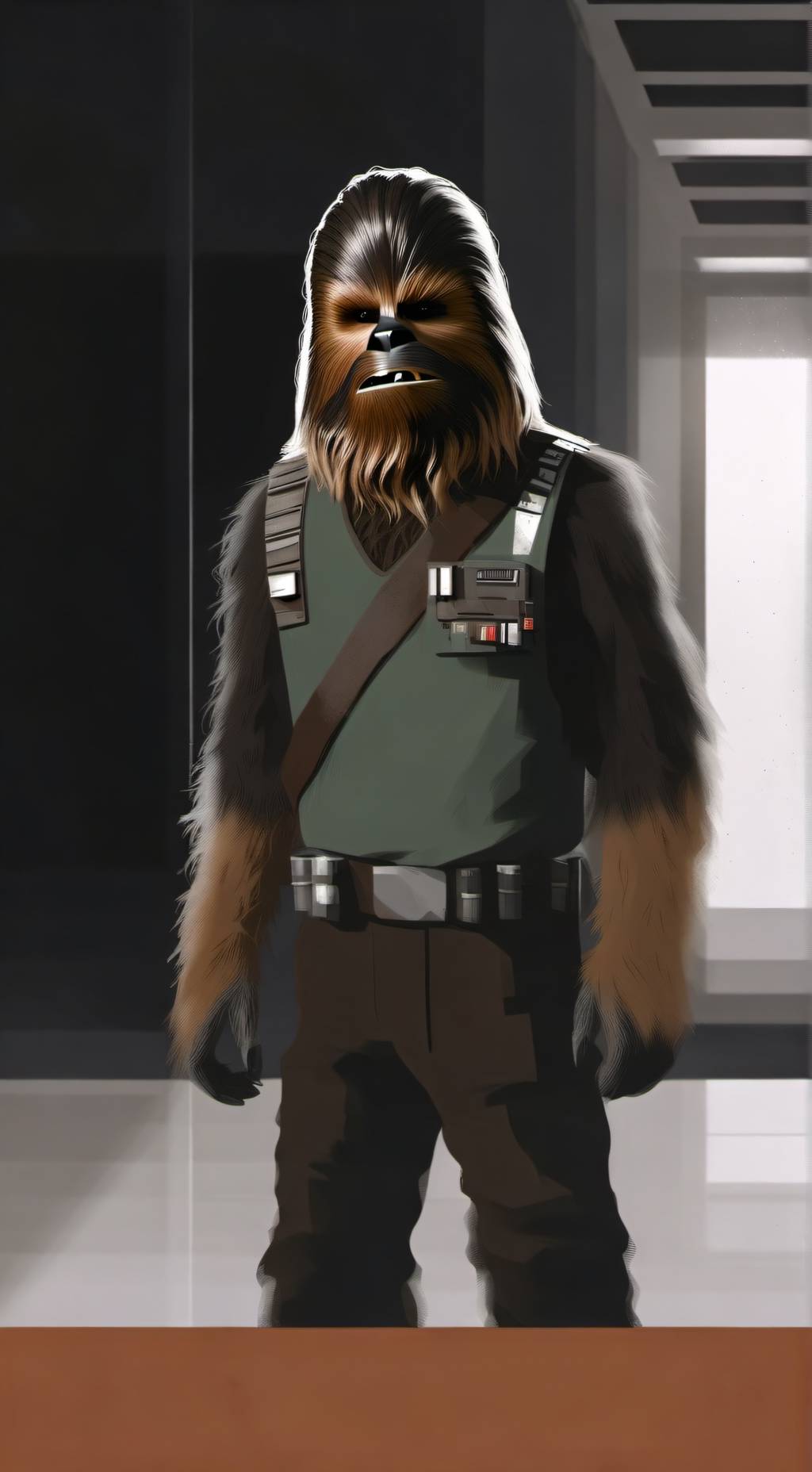 ai character: chewie (squid game background