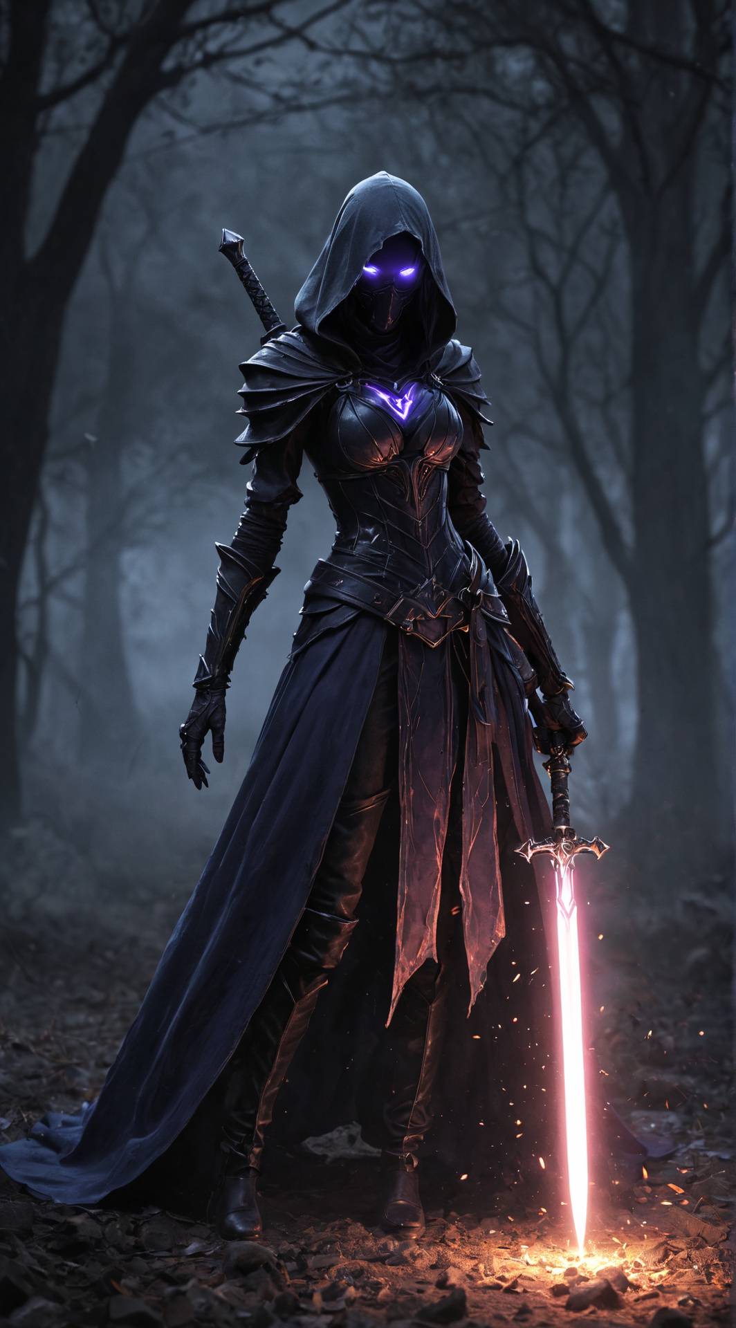 ai character: Raven background