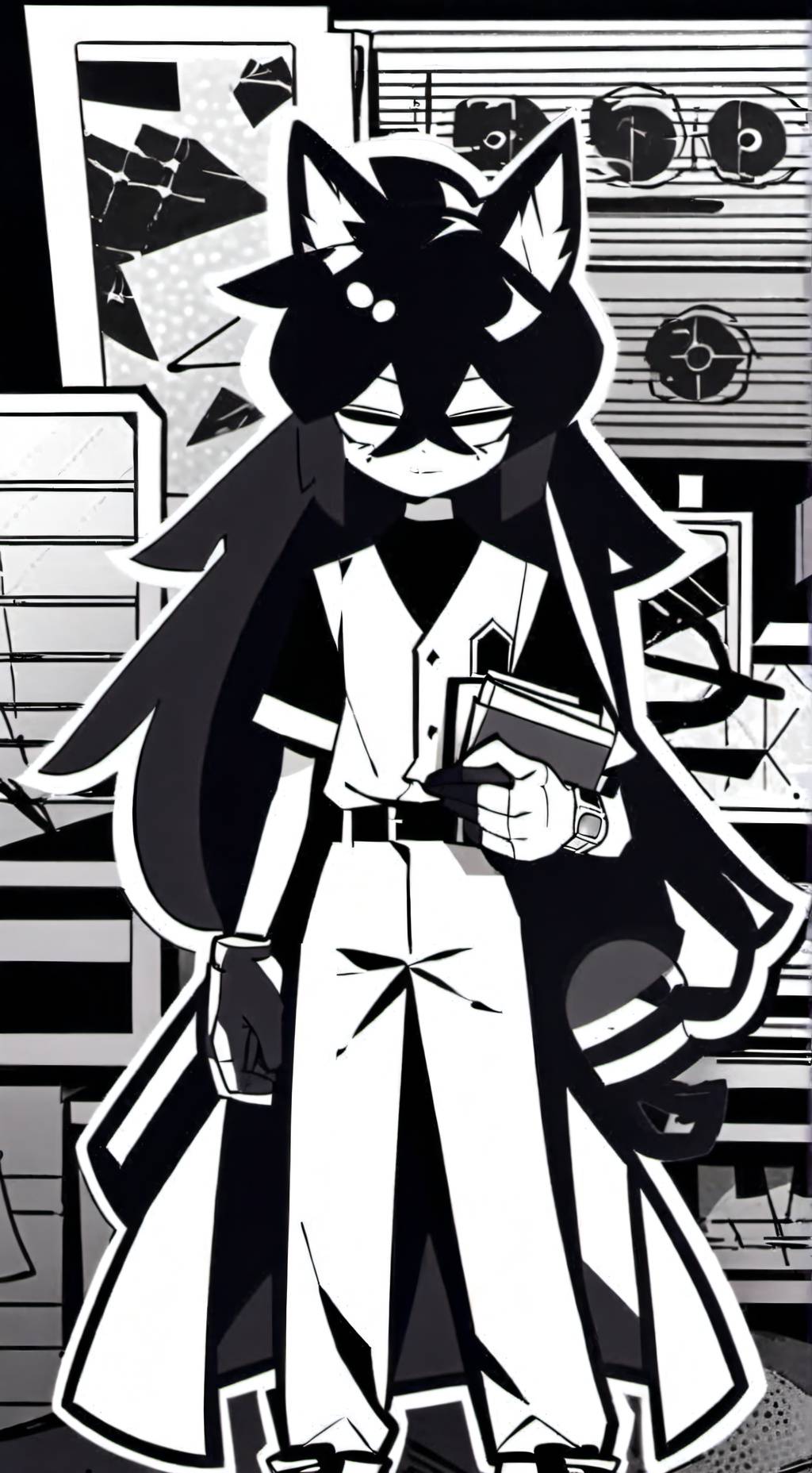 ai character: Miss Circle background