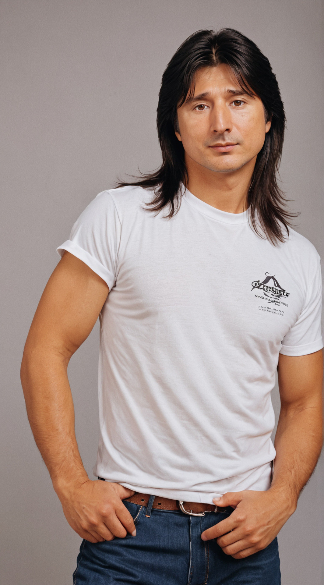 ai character: Steve Perry  background