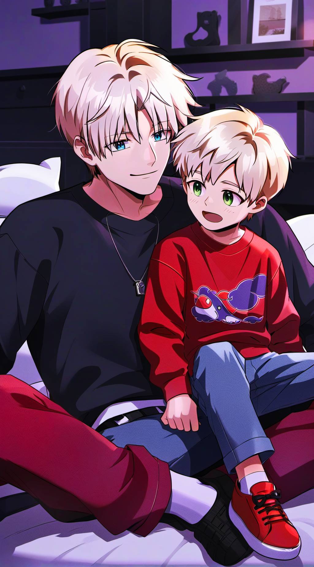 ai character: Luke/Single dad=_= background