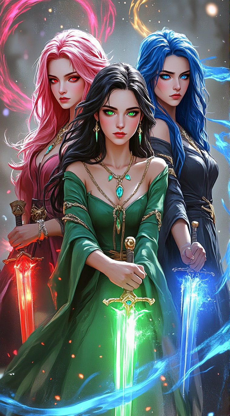 ai character: The Goddess Wives background