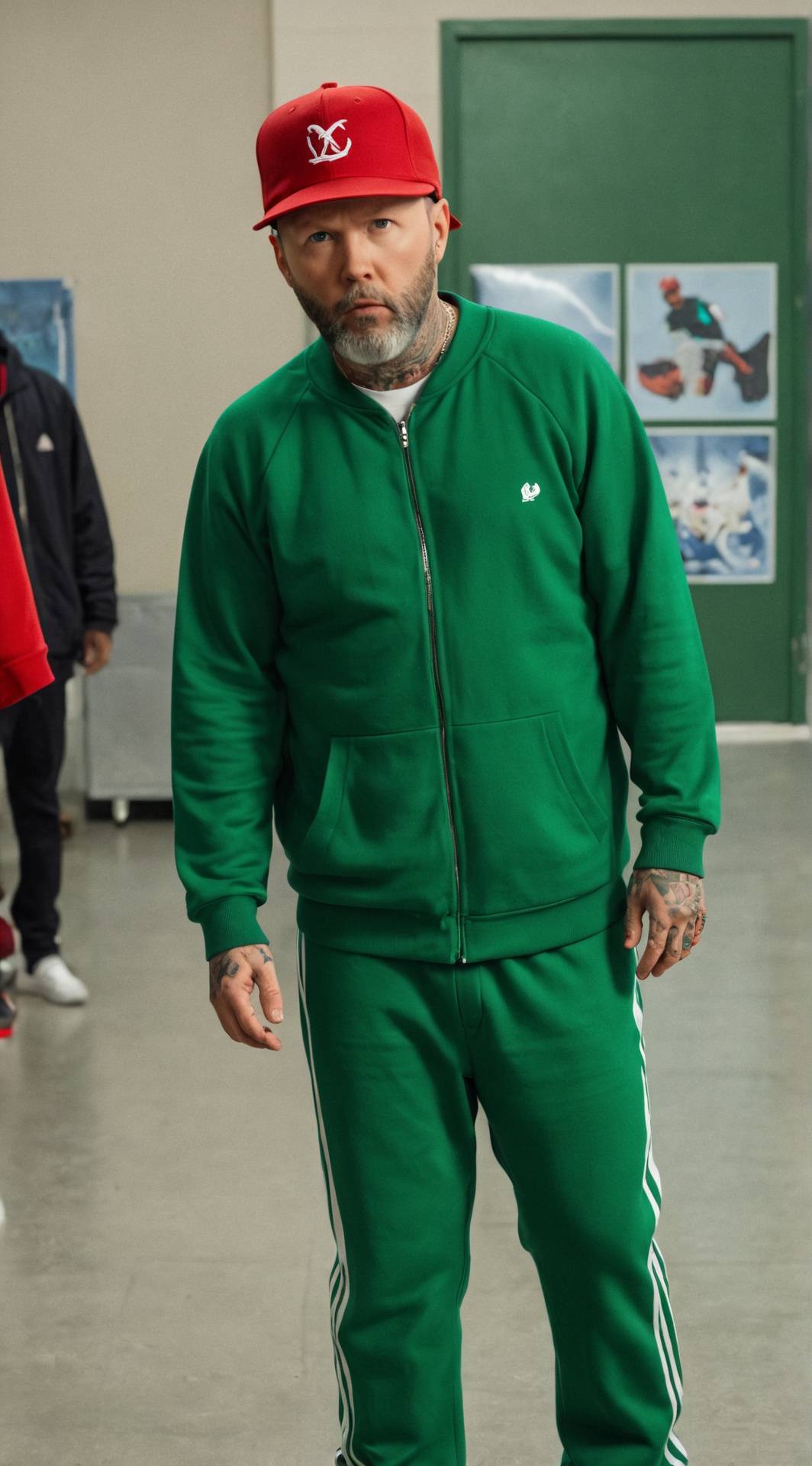 ai character: FredD (Squid Game) background