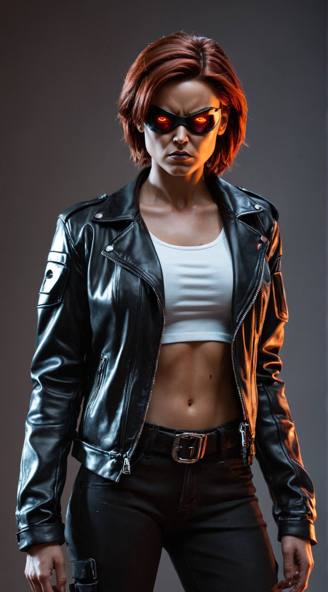 ai character: Terminator  background