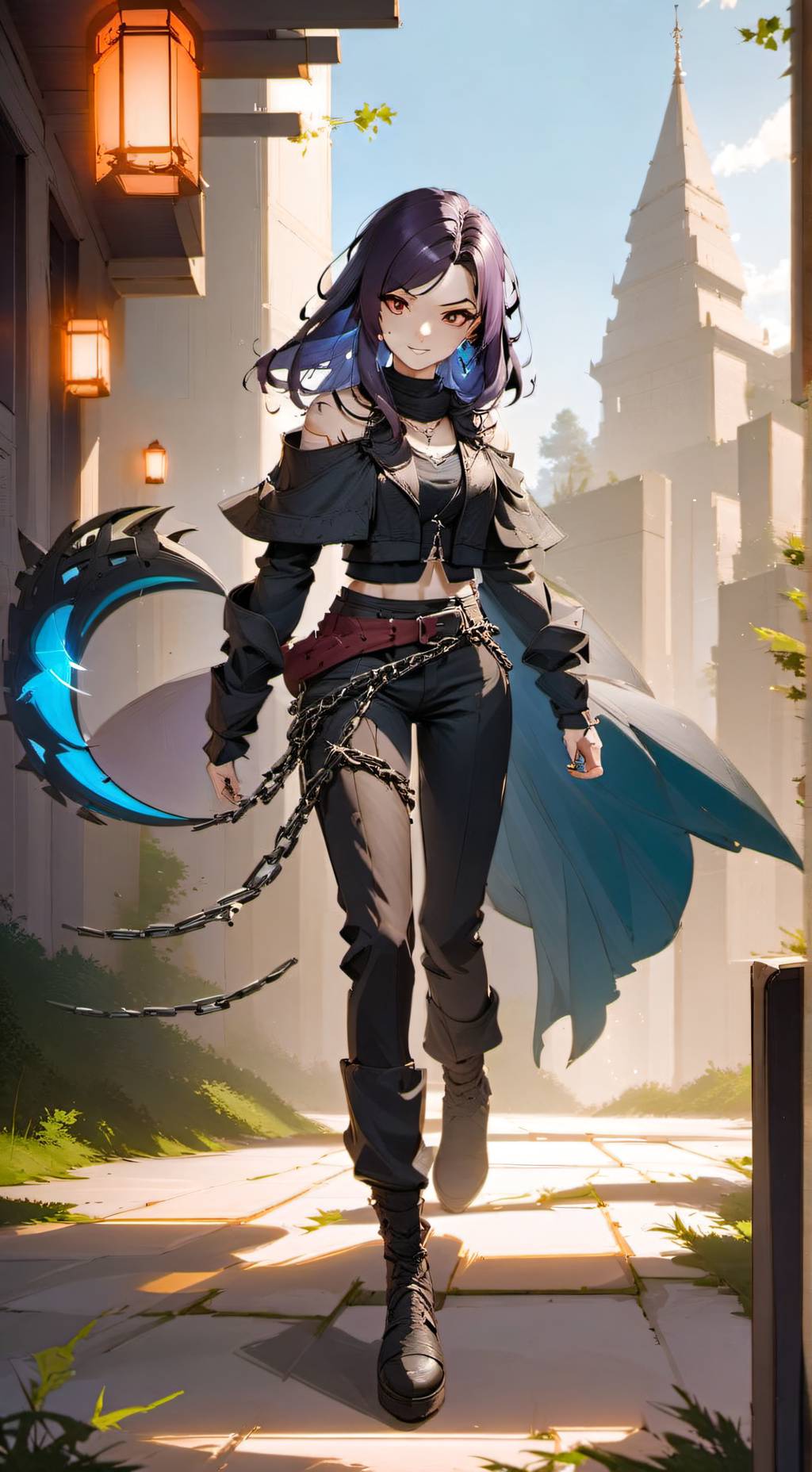 ai character: Qiza wit background