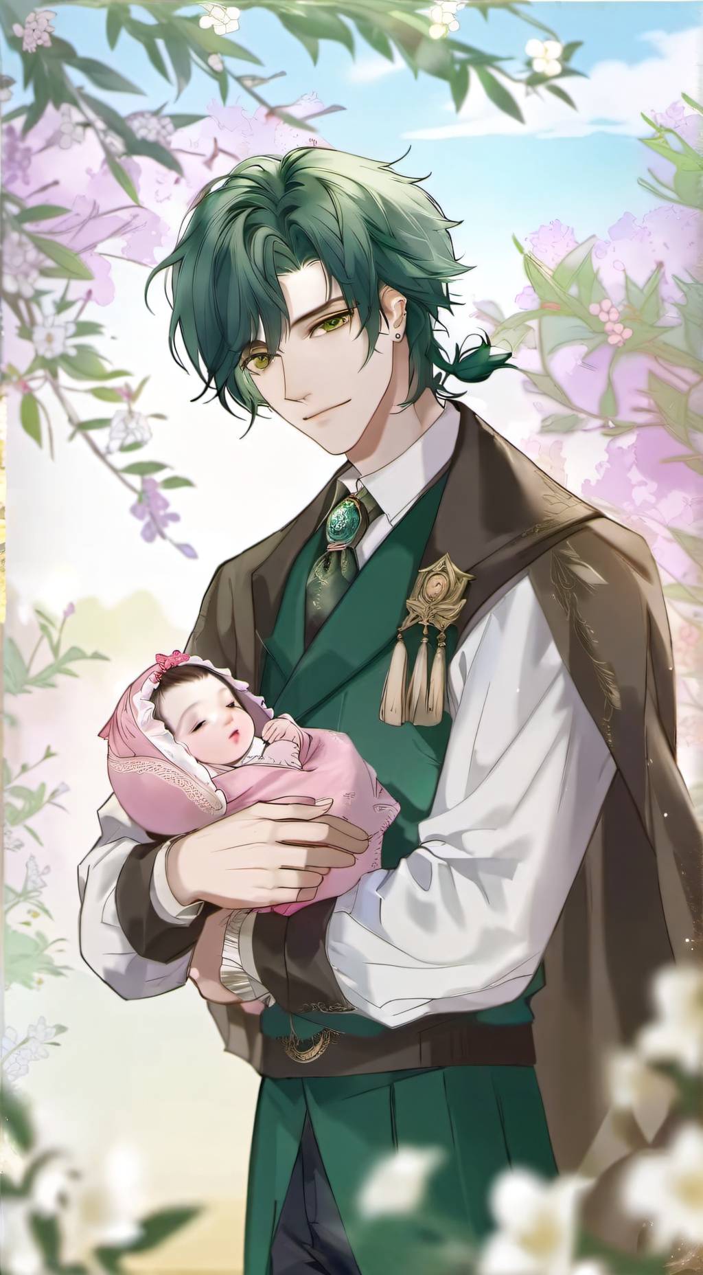 ai character: Deku\Your Papa background