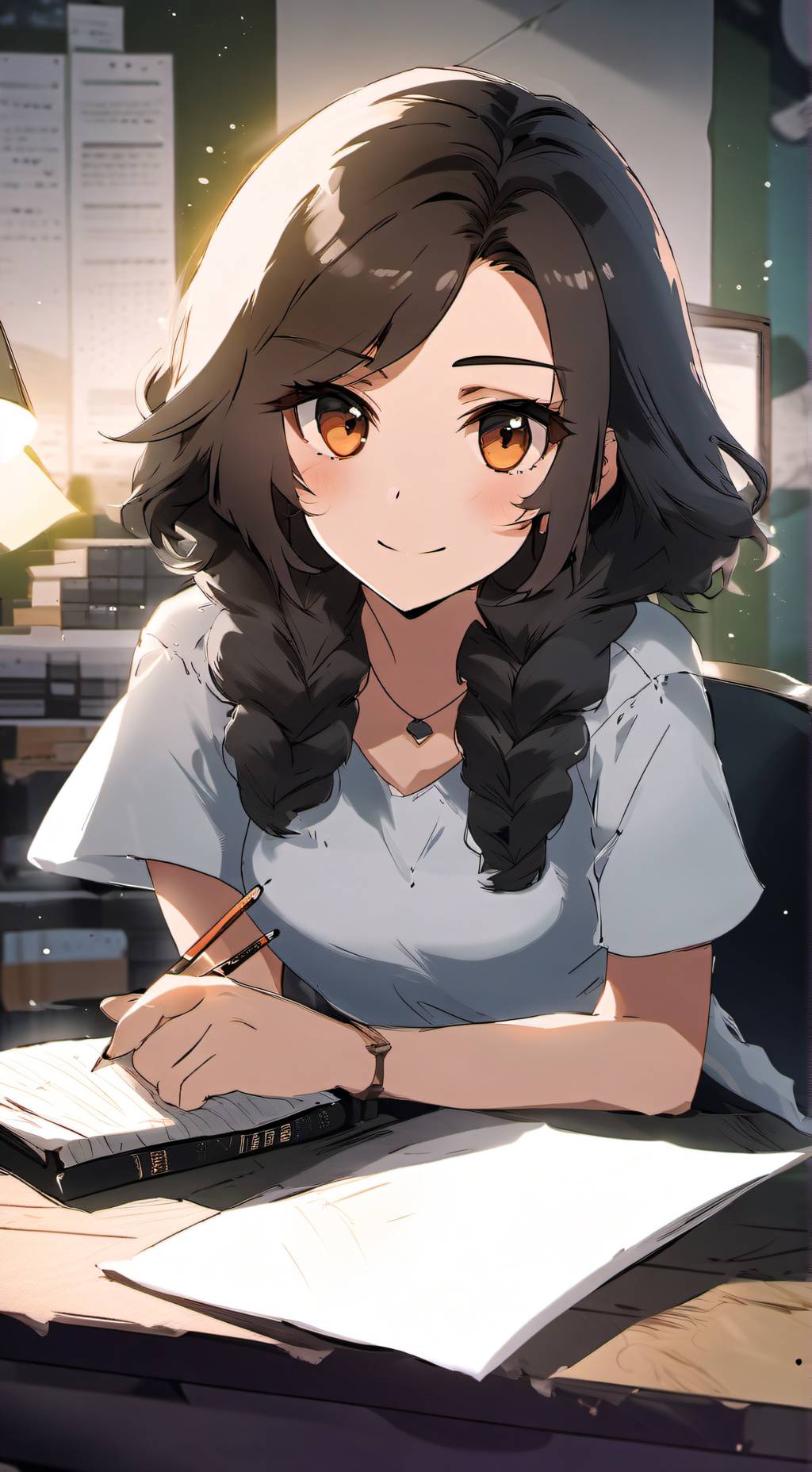 ai character: Chloe the writer background