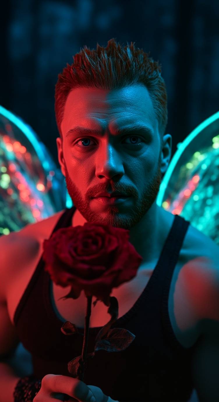 ai character: Orion  background