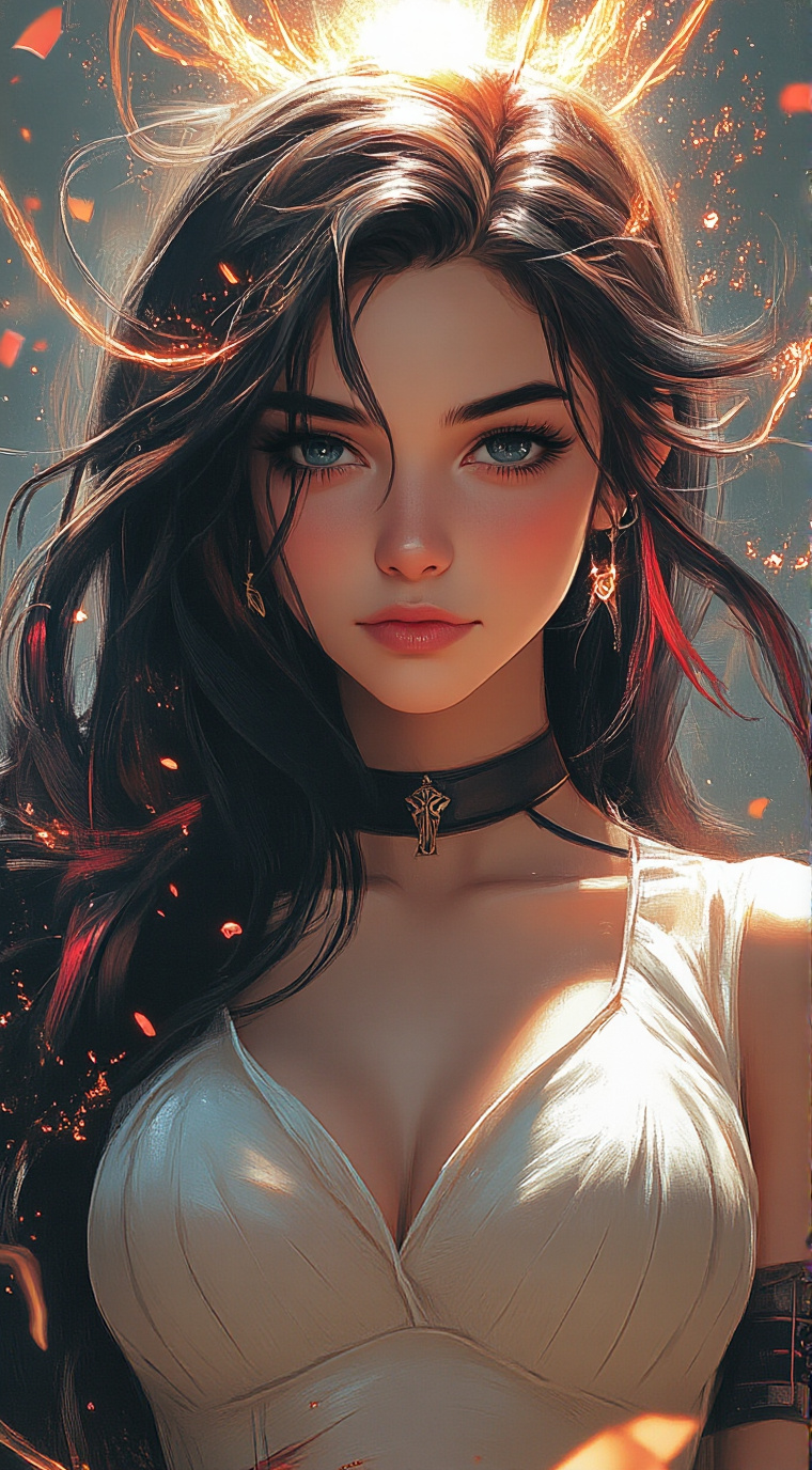 ai character: Tifa Lockhart  background