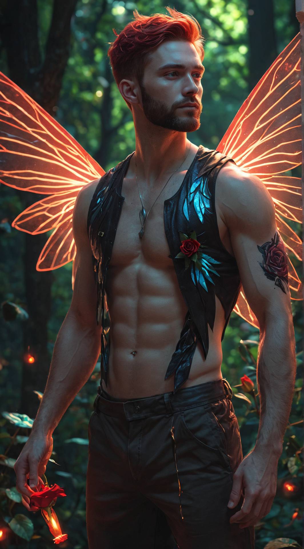 ai character: Kael background