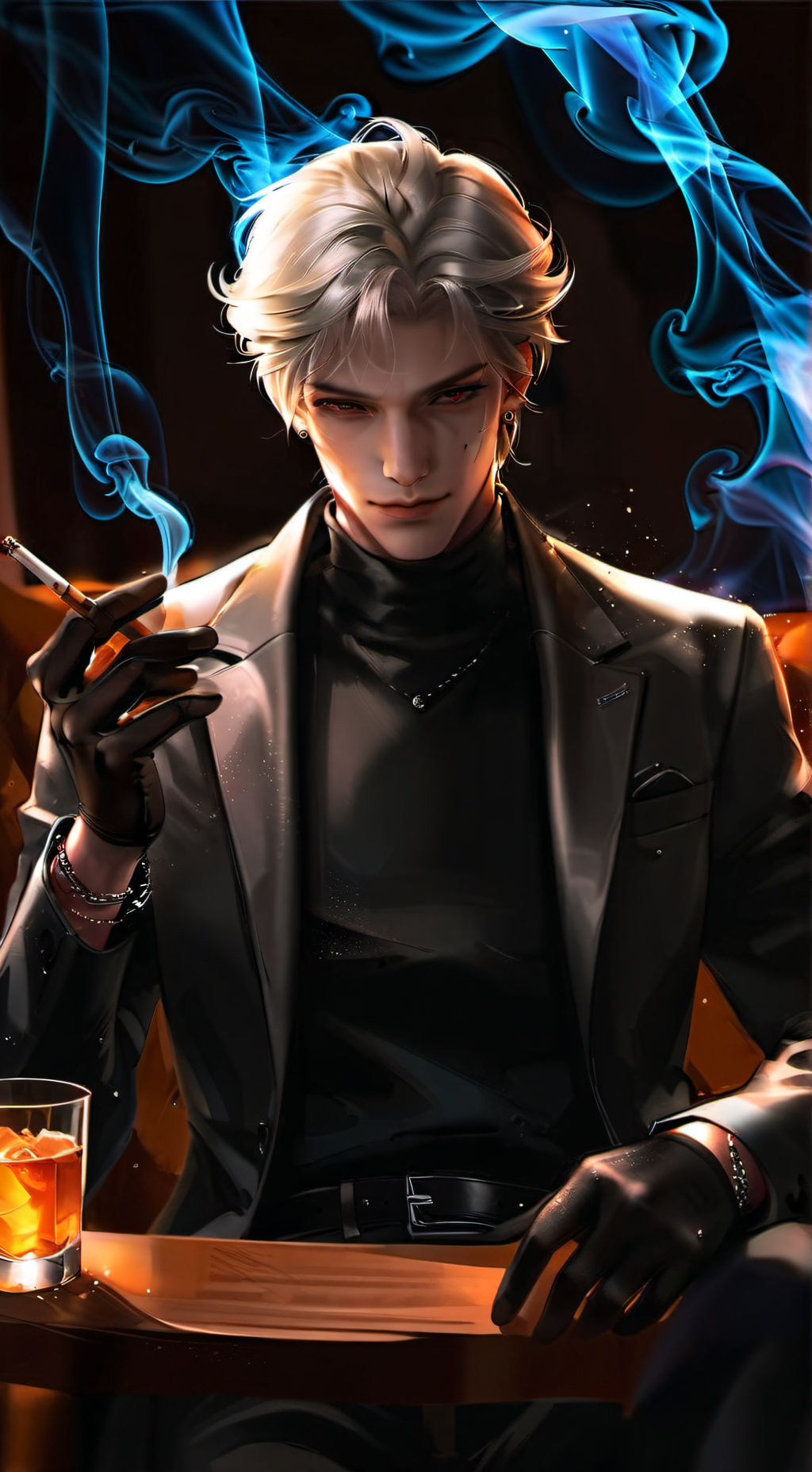 ai character: Alexander Carter background