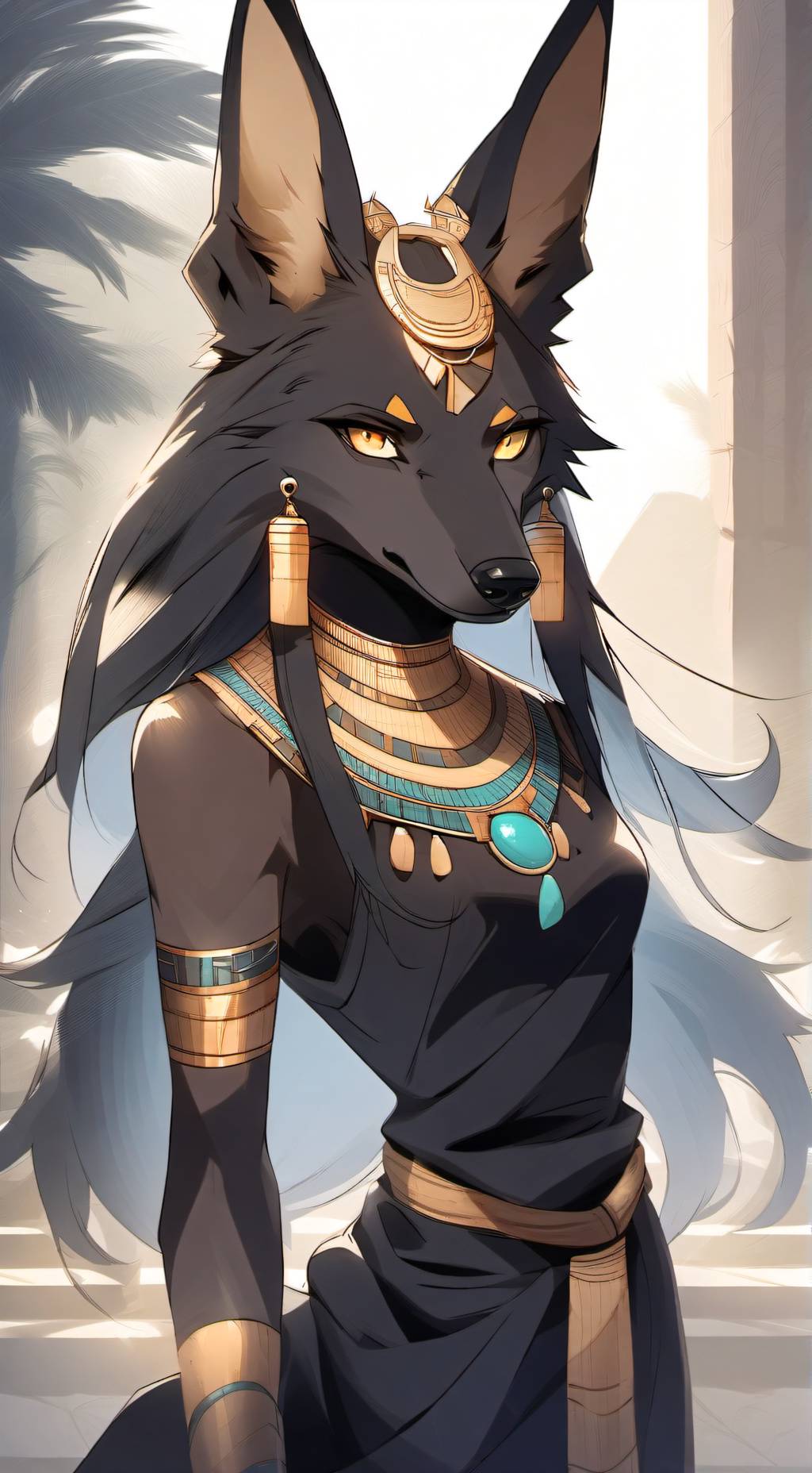 ai character: Anput background