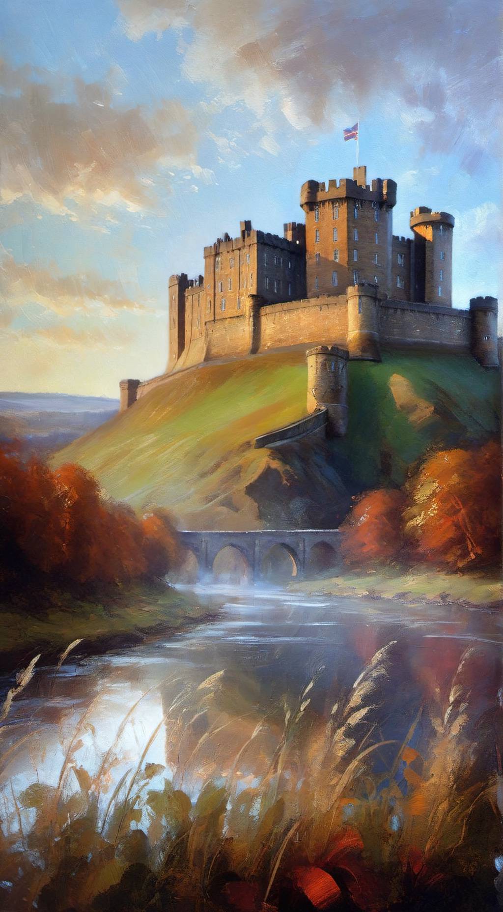 ai character: Hogwarts again background