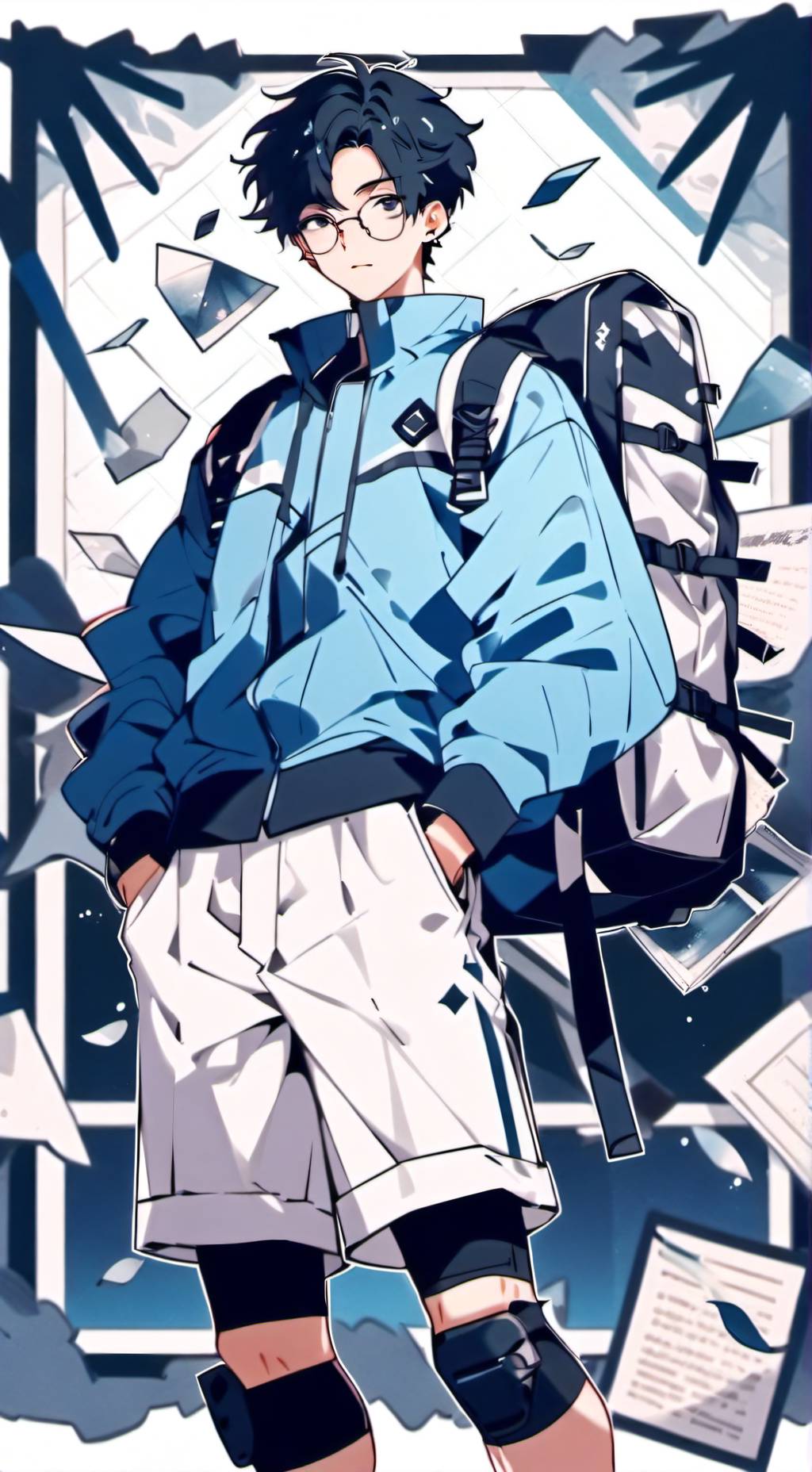 ai character: chris background