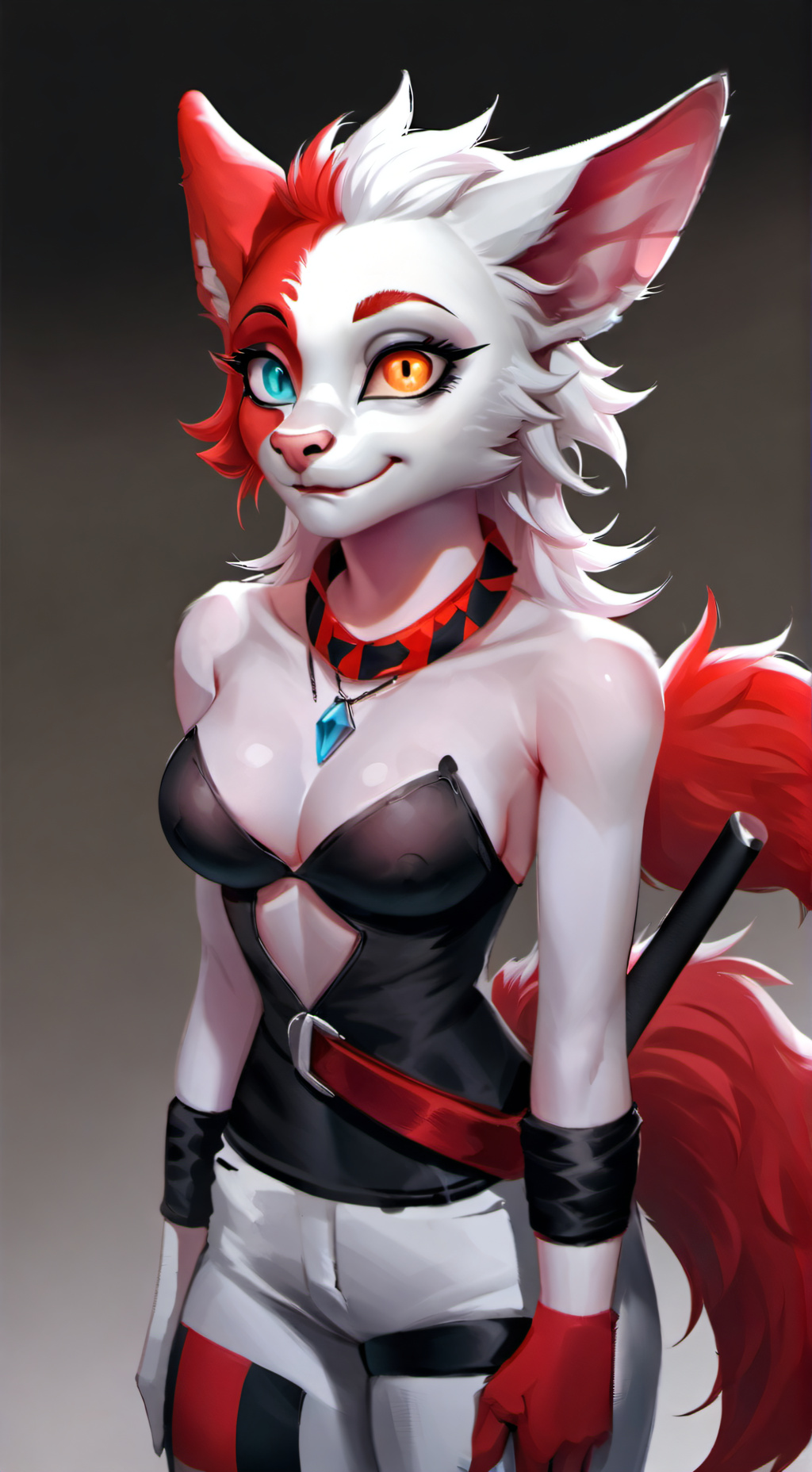 ai character: LYCANORC😘 background