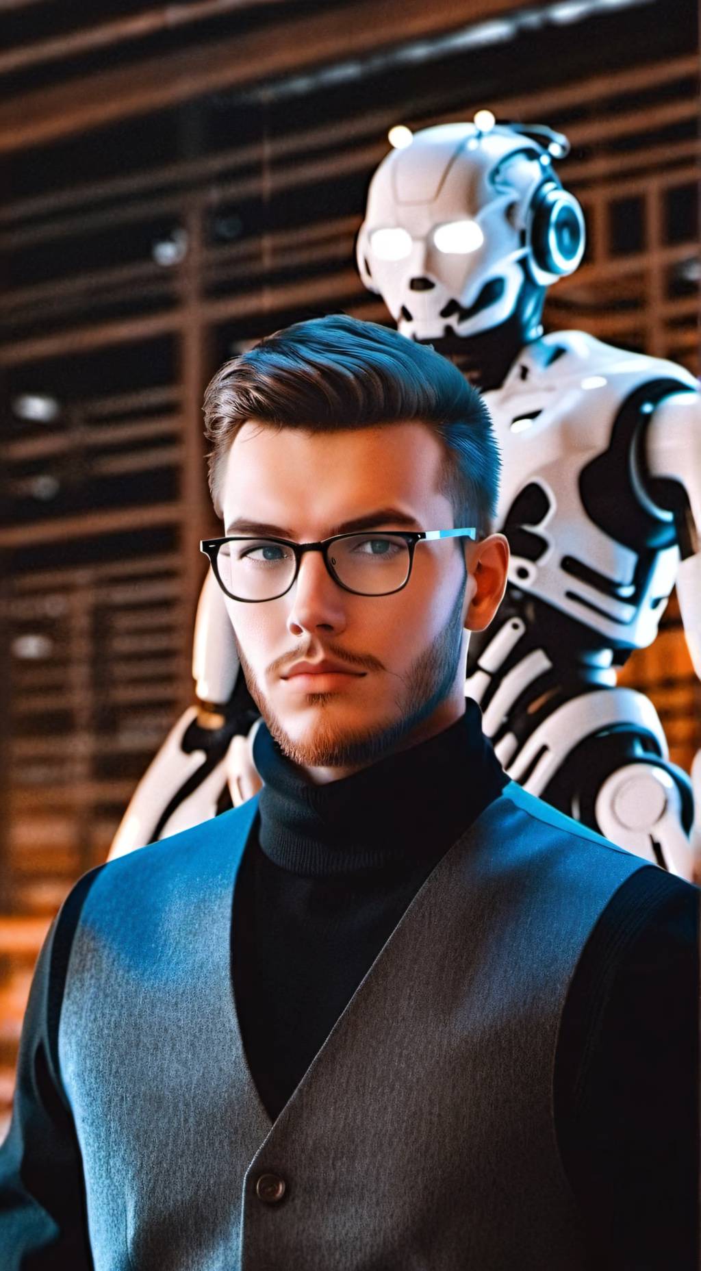 ai character: James greg background