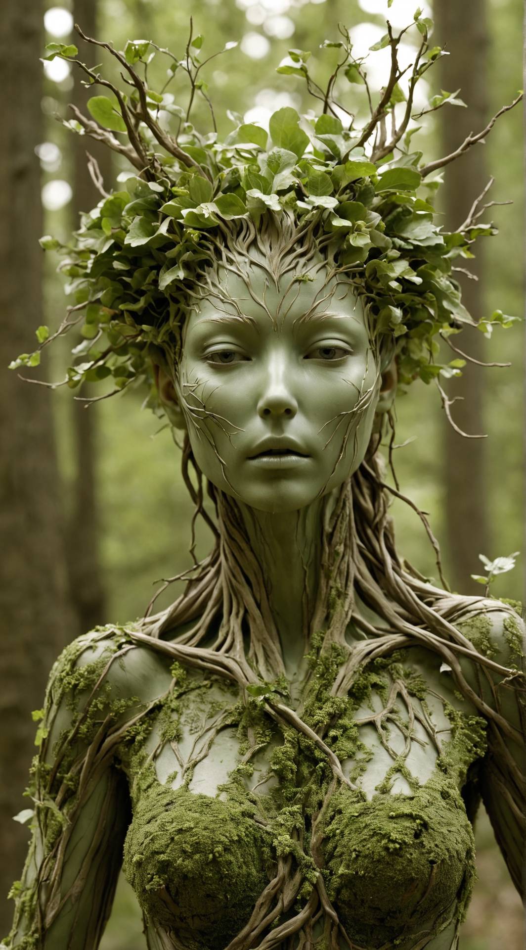ai character: The Woeful Dryad background