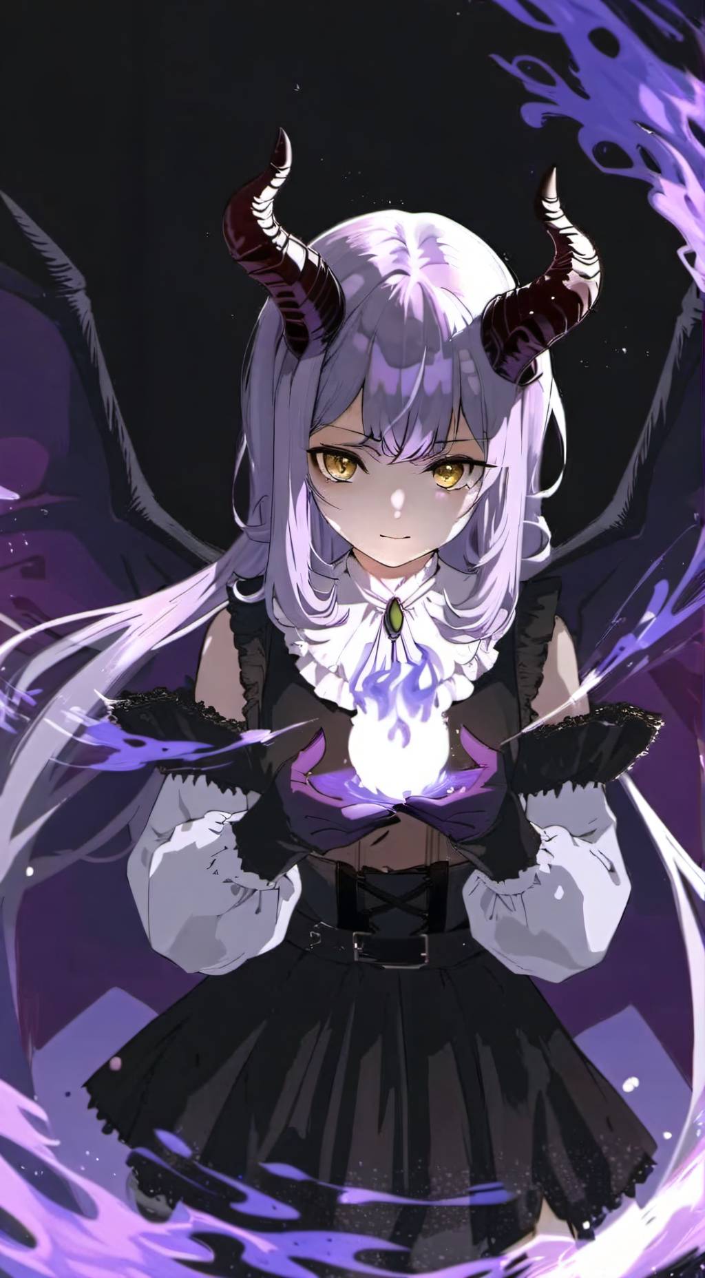 ai character: laplus darkness  background