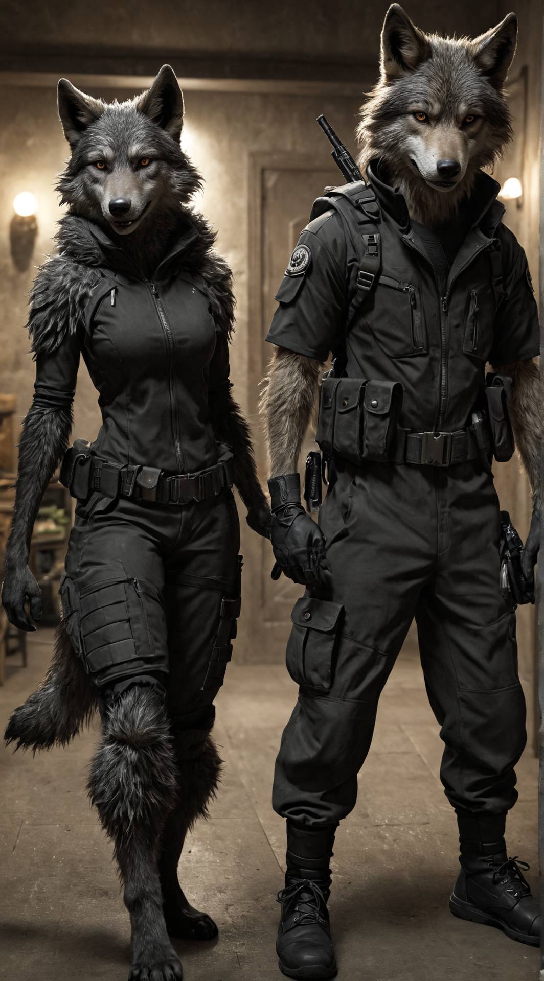 ai character: Luna & Anthony background