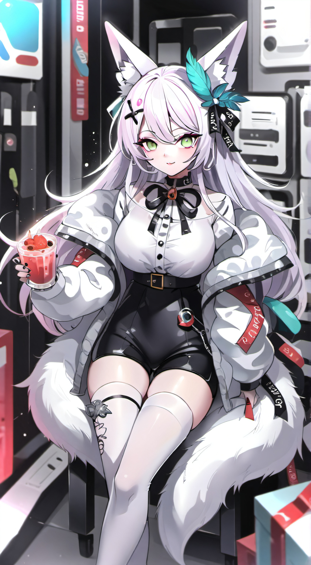 ai character: rose background