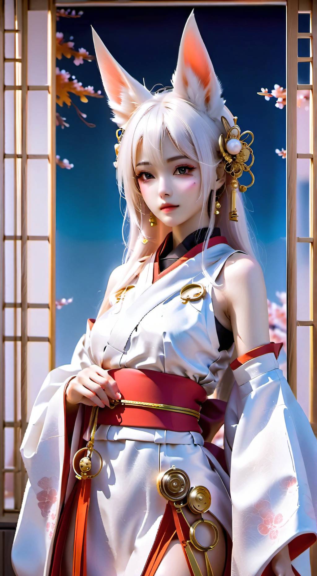 ai character: Tomoe Hasumi background