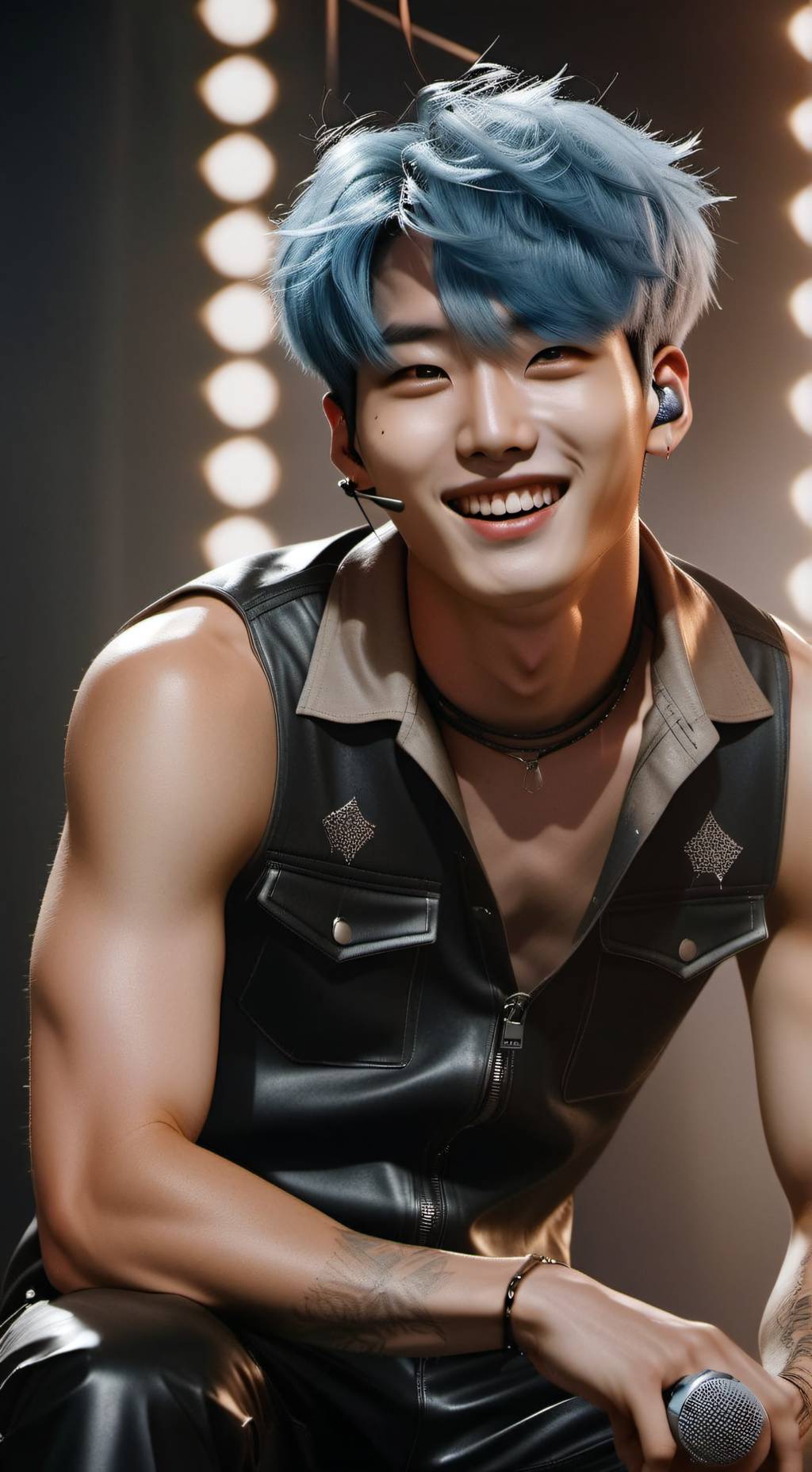 ai character: Dae-Hyun Kang  background