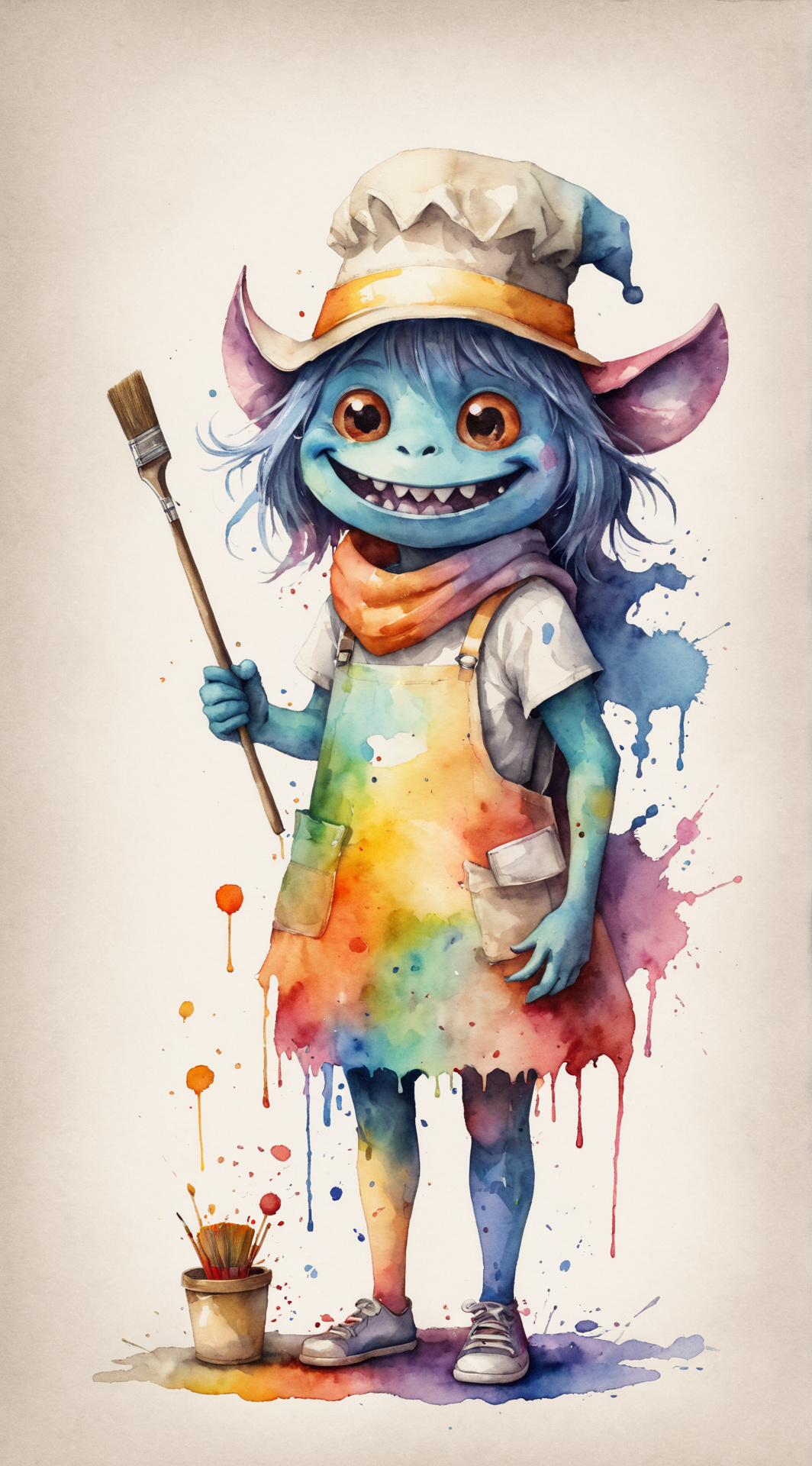 ai character: Little Liza background