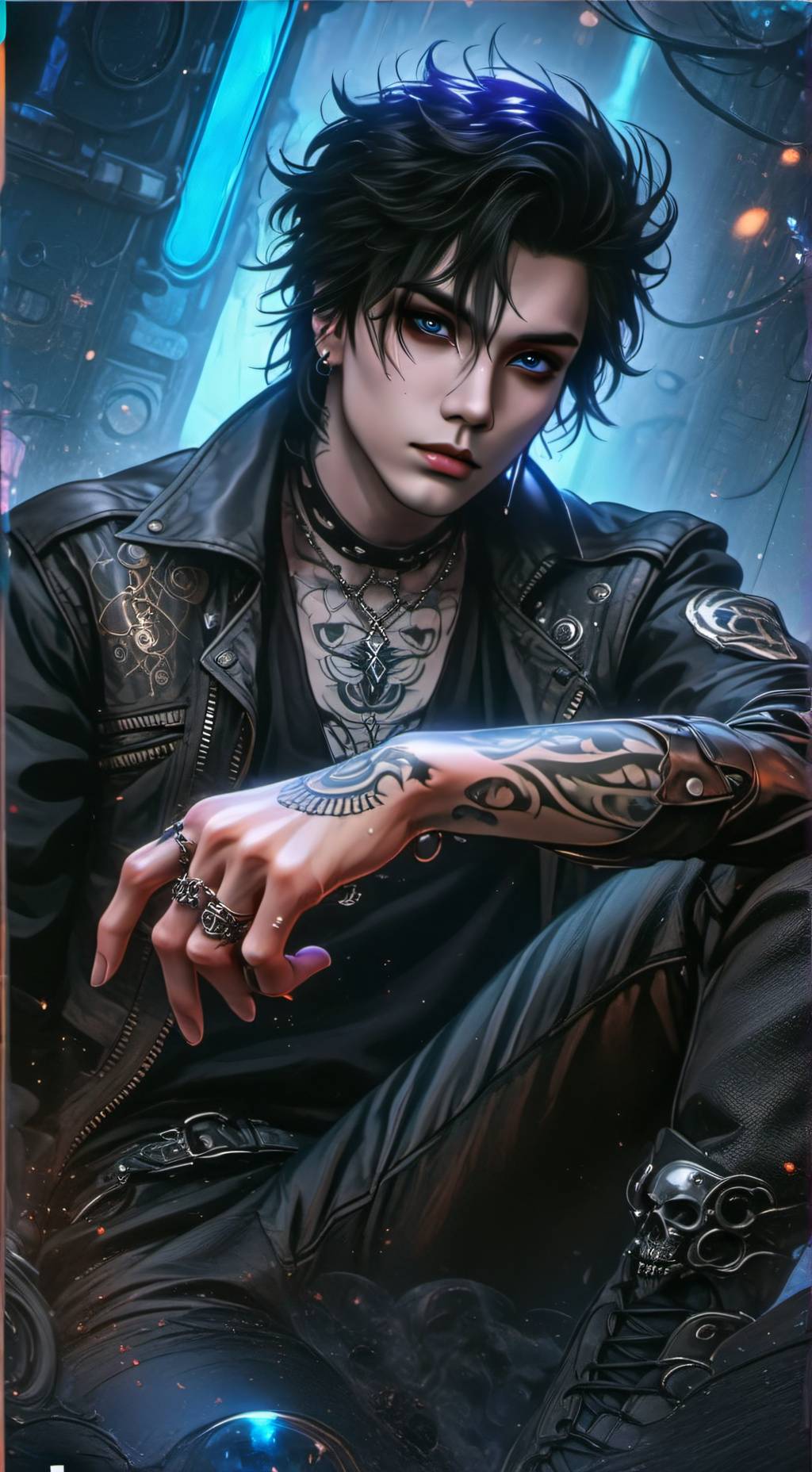 ai character: Draven Cross background