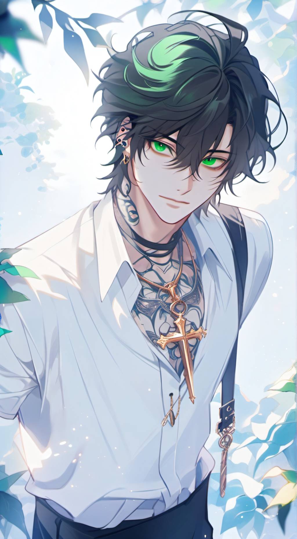 ai character: ♡ Xavier ♡ background