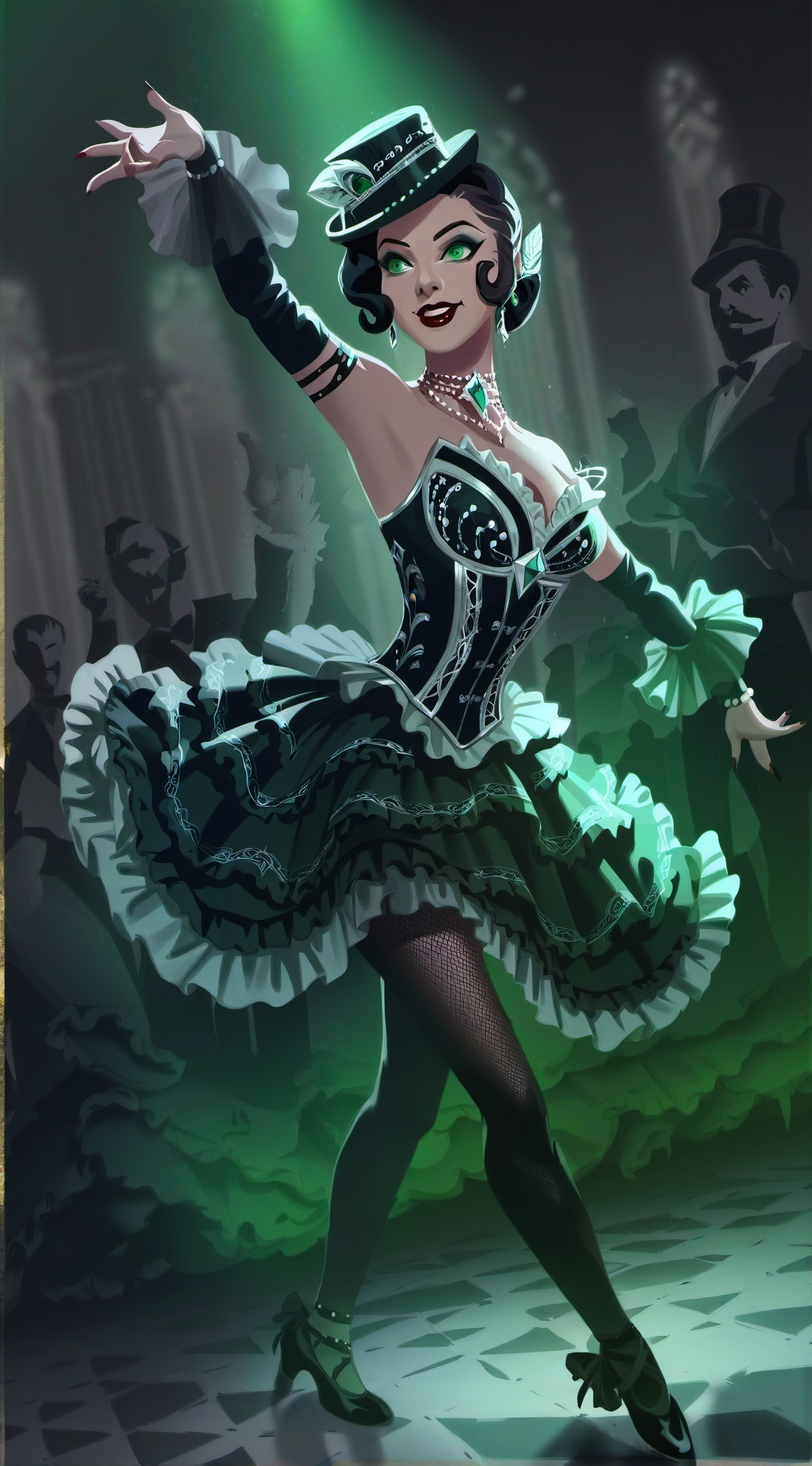 ai character: Jade background