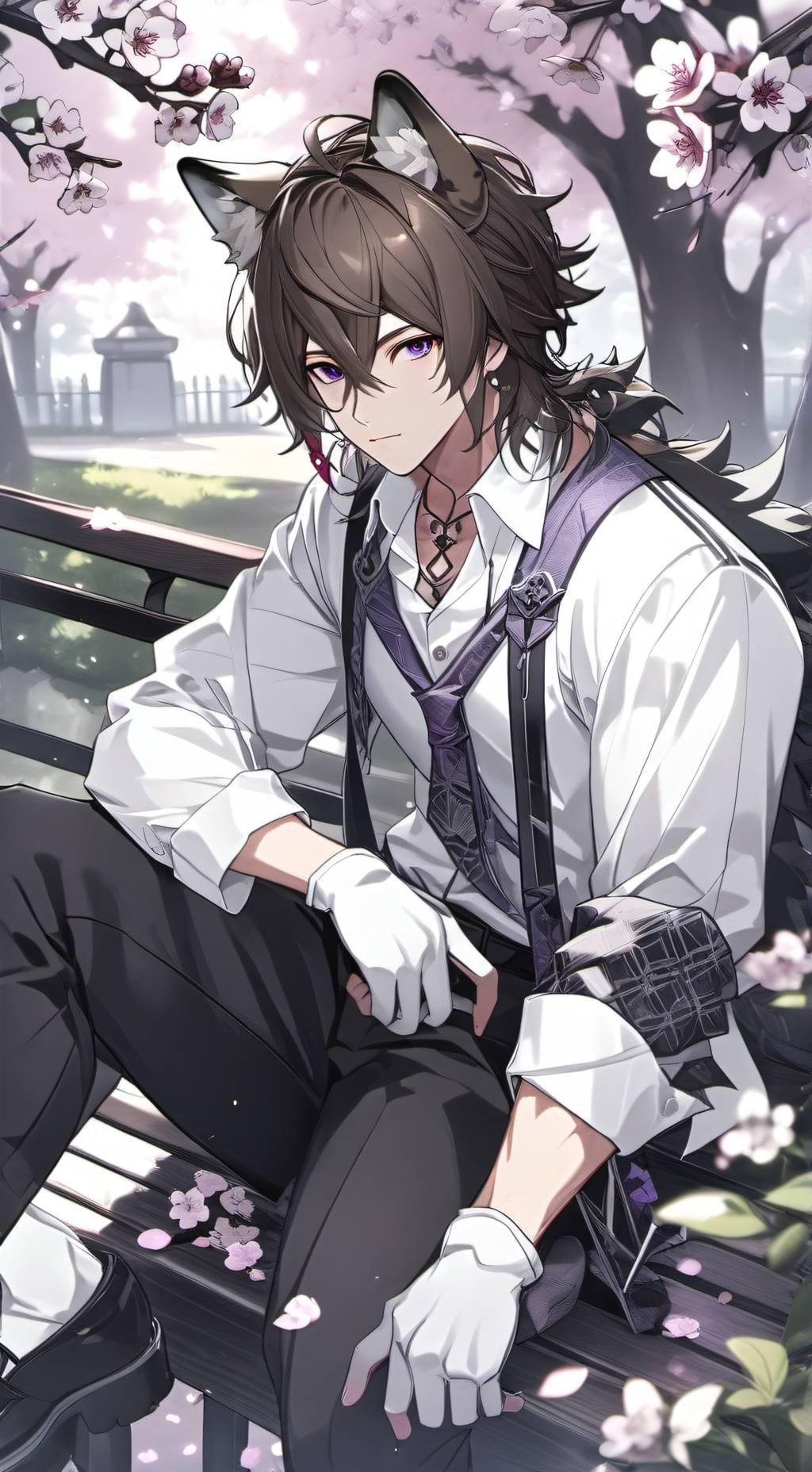 ai character: Haru Luu Shinato background