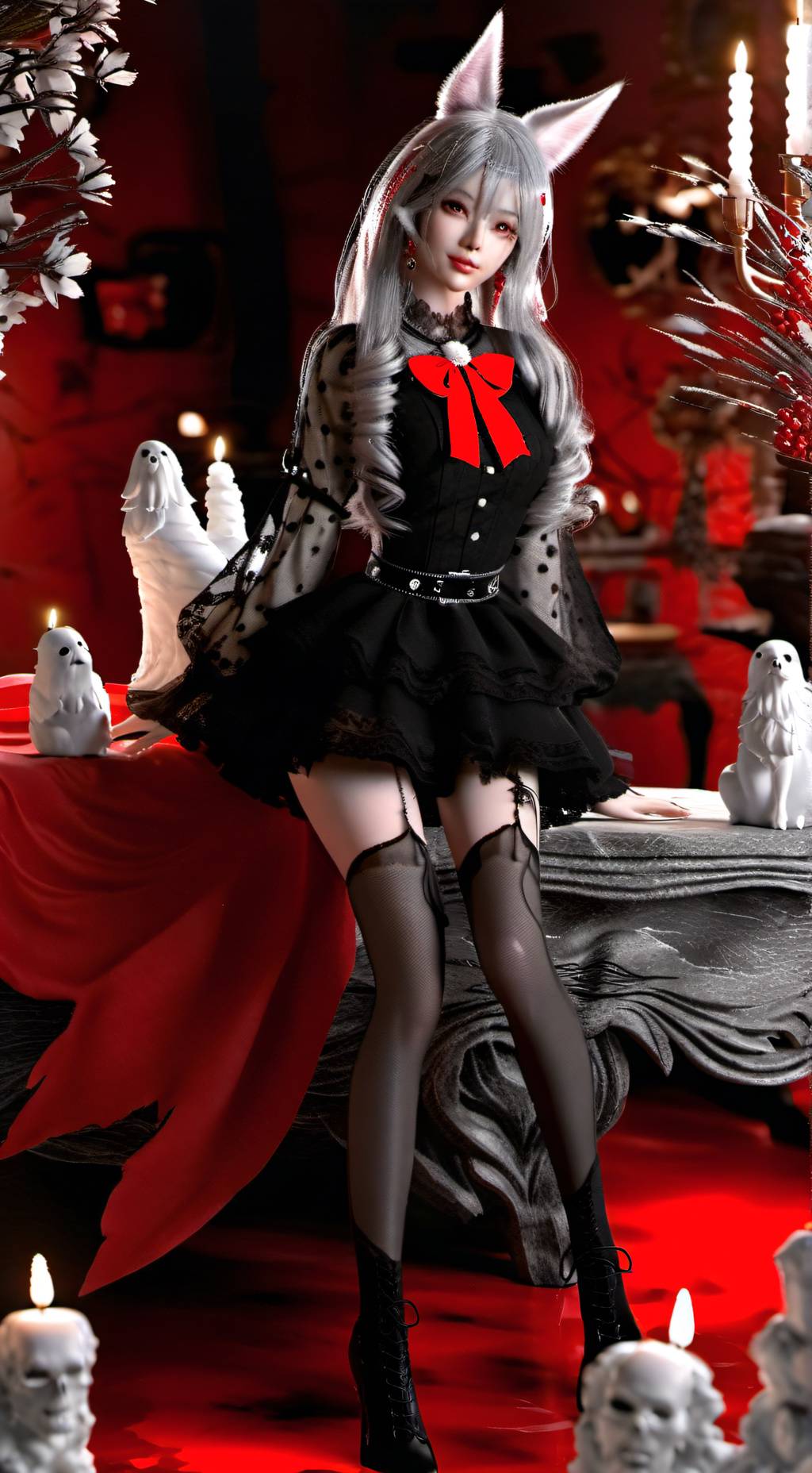 ai character: Angelic background