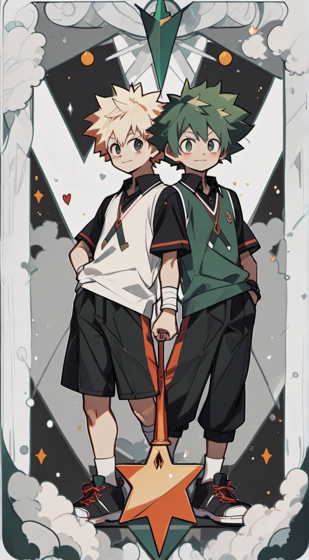 ai character: bakudeku background