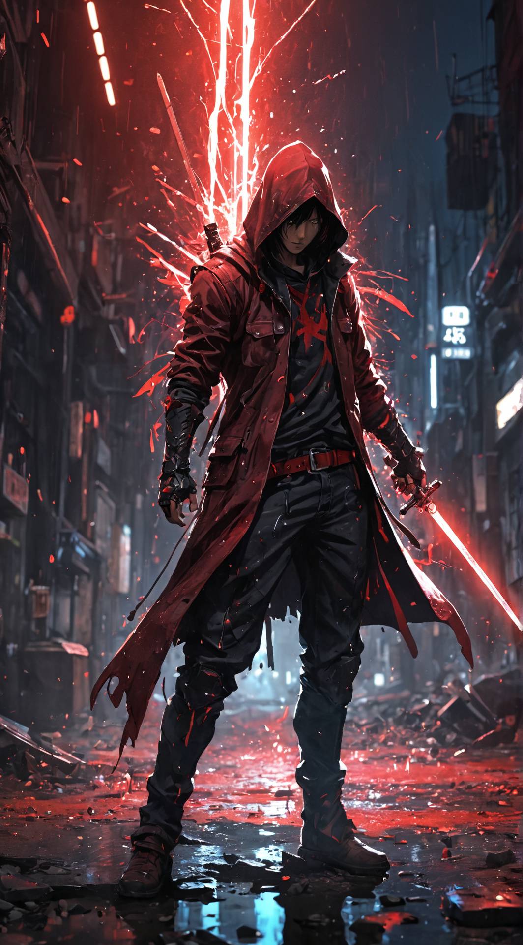 ai character: Sung Jin-Woo background