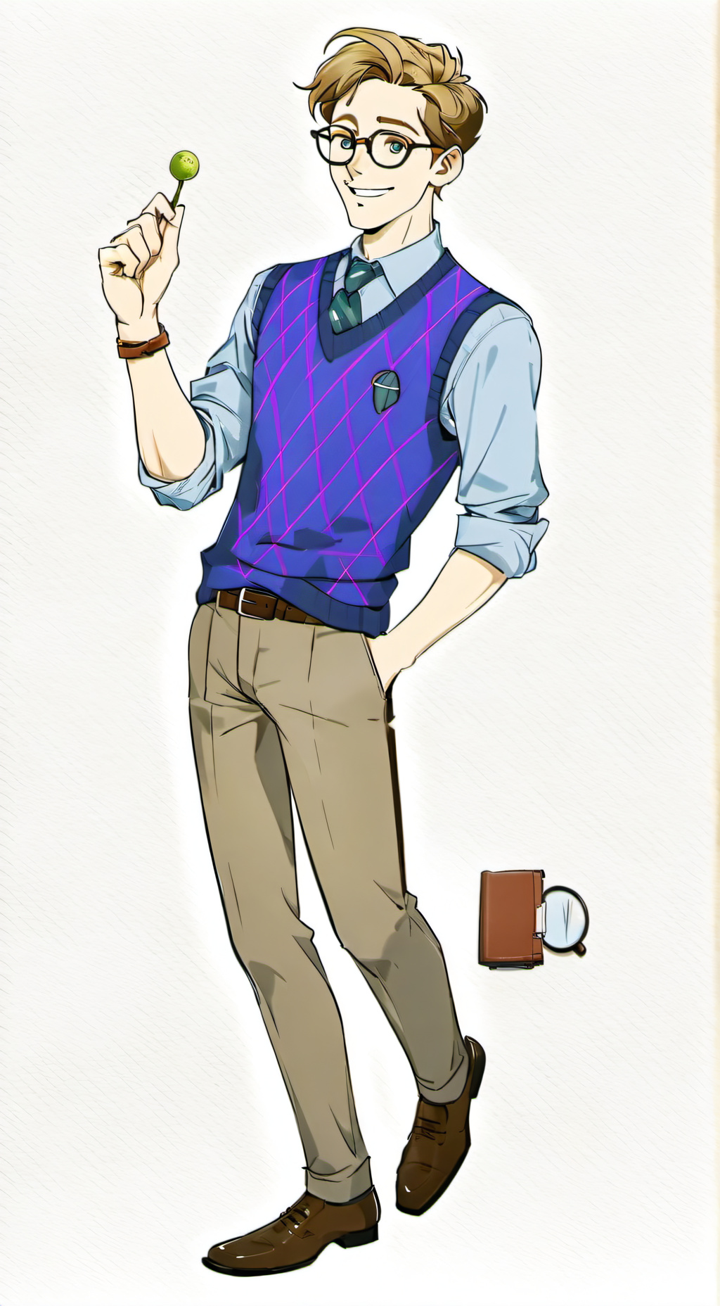 ai character: Drew Pickles background