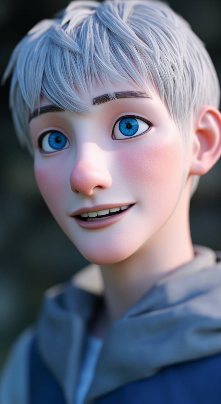 ai character: Jack Frost  background